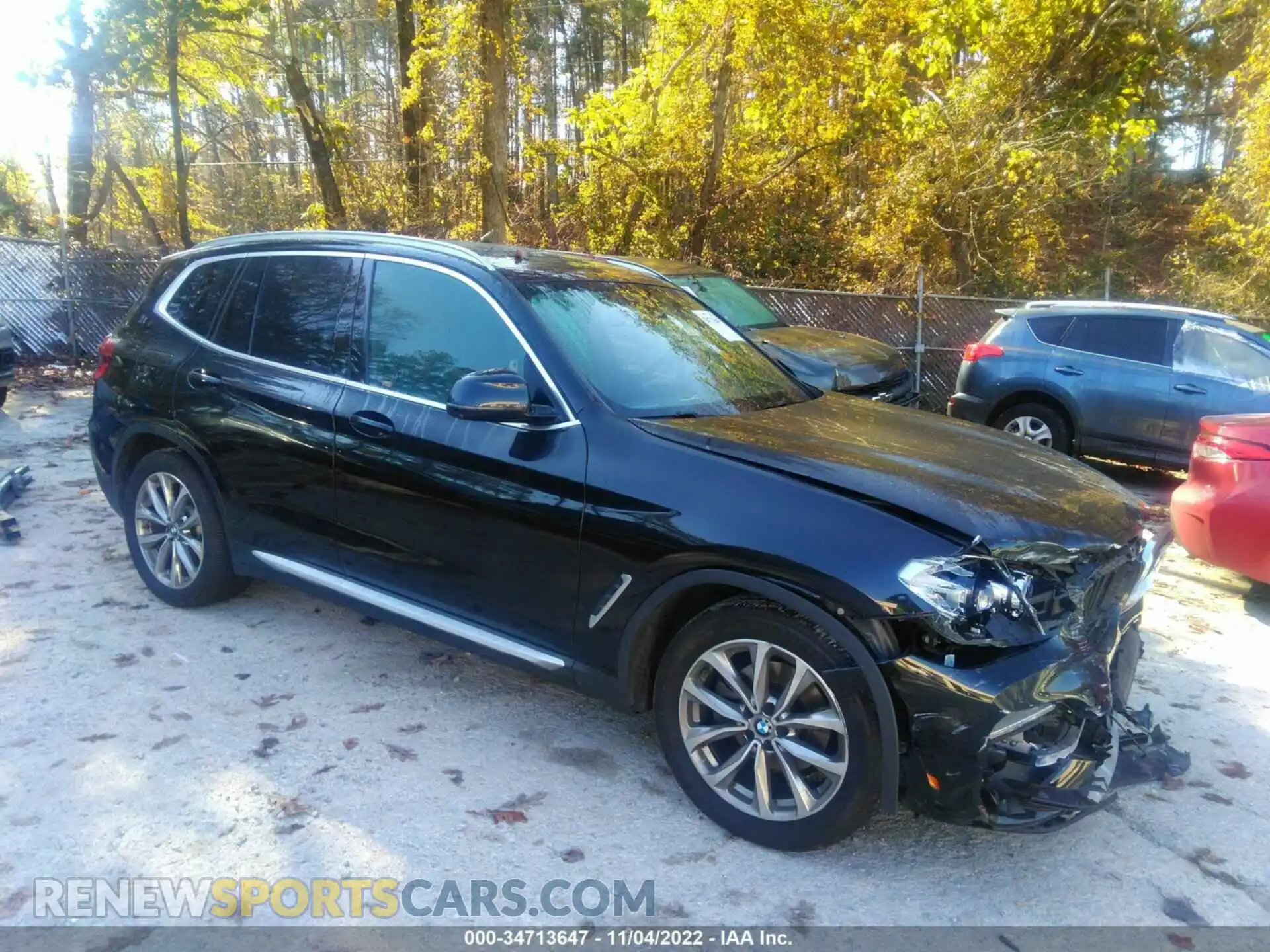 1 fotografías del automóvil dañado 5UXTR7C55KLE96208 BMW X3 2019