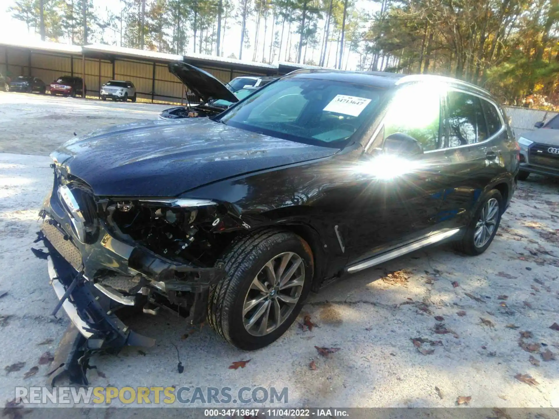 2 fotografías del automóvil dañado 5UXTR7C55KLE96208 BMW X3 2019