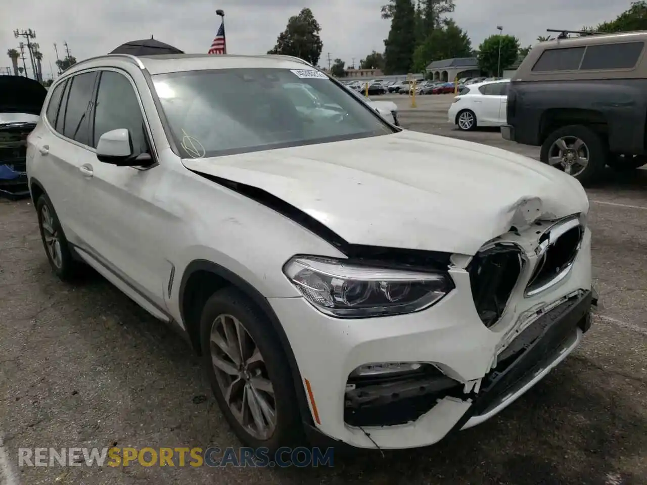 1 Photograph of a damaged car 5UXTR7C55KLE97990 BMW X3 2019