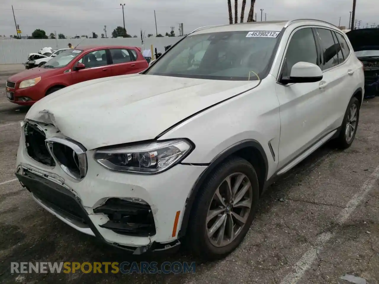 2 Photograph of a damaged car 5UXTR7C55KLE97990 BMW X3 2019