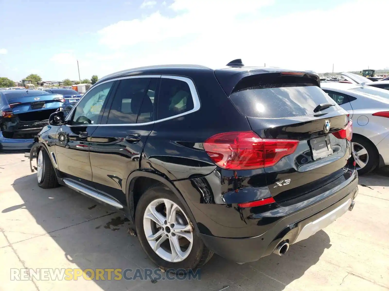 3 Photograph of a damaged car 5UXTR7C55KLF24430 BMW X3 2019