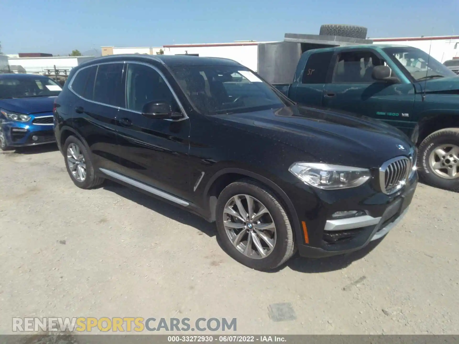 1 Photograph of a damaged car 5UXTR7C55KLF26503 BMW X3 2019