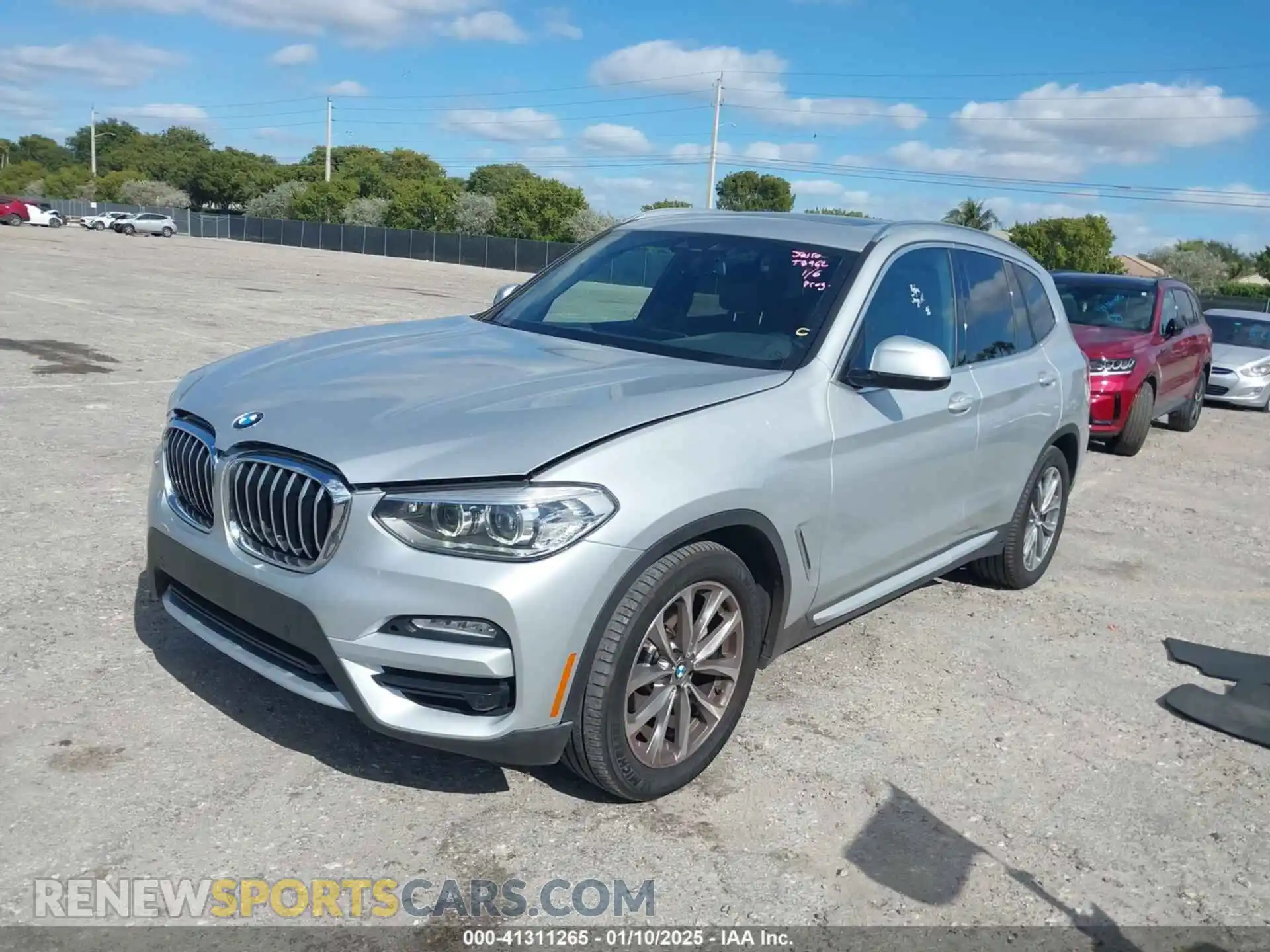 2 Photograph of a damaged car 5UXTR7C55KLF29742 BMW X3 2019
