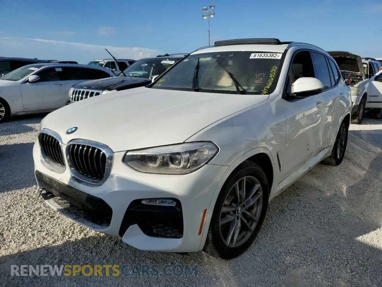 2 Photograph of a damaged car 5UXTR7C55KLF31796 BMW X3 2019