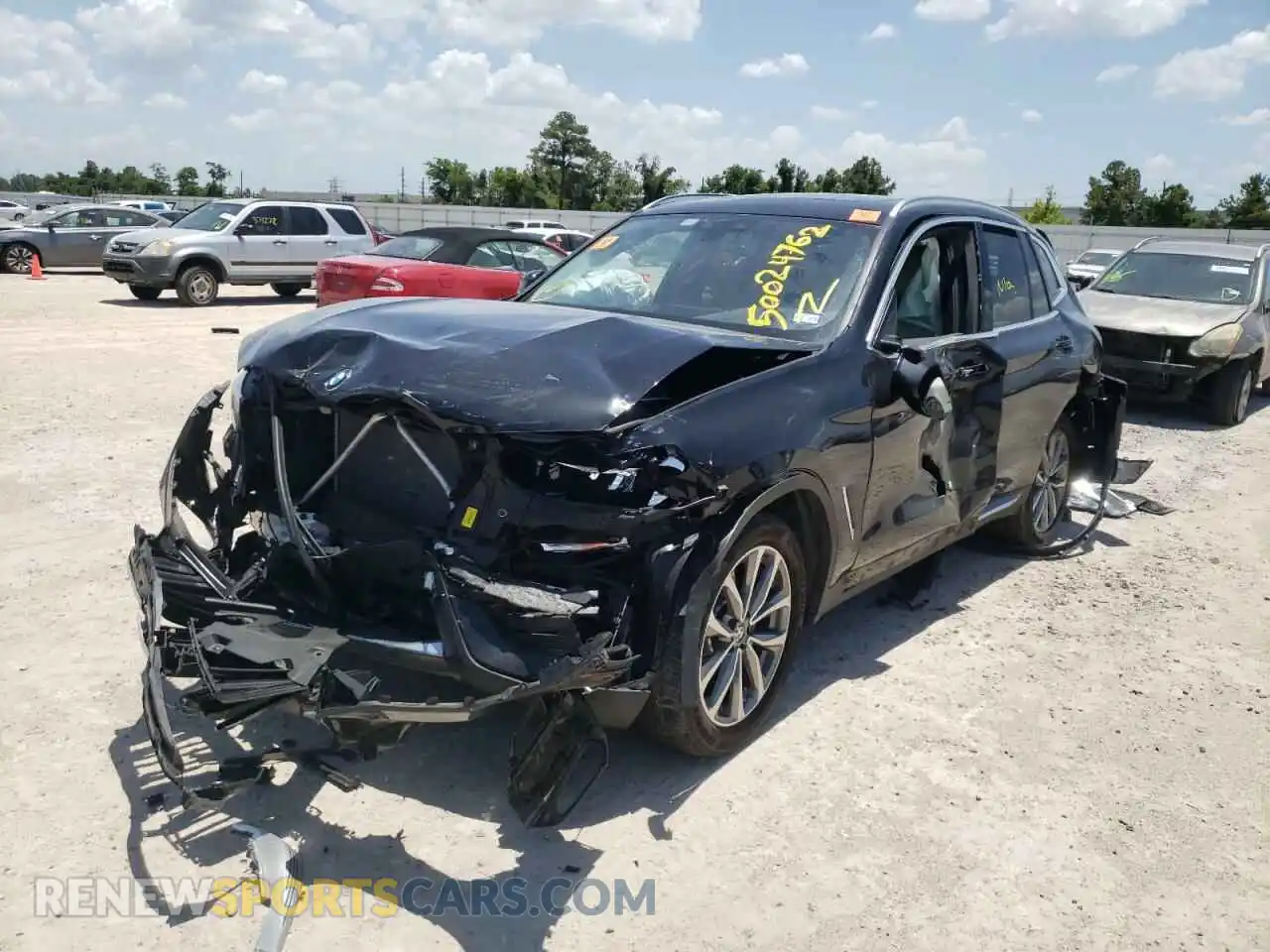 2 Photograph of a damaged car 5UXTR7C55KLR45173 BMW X3 2019