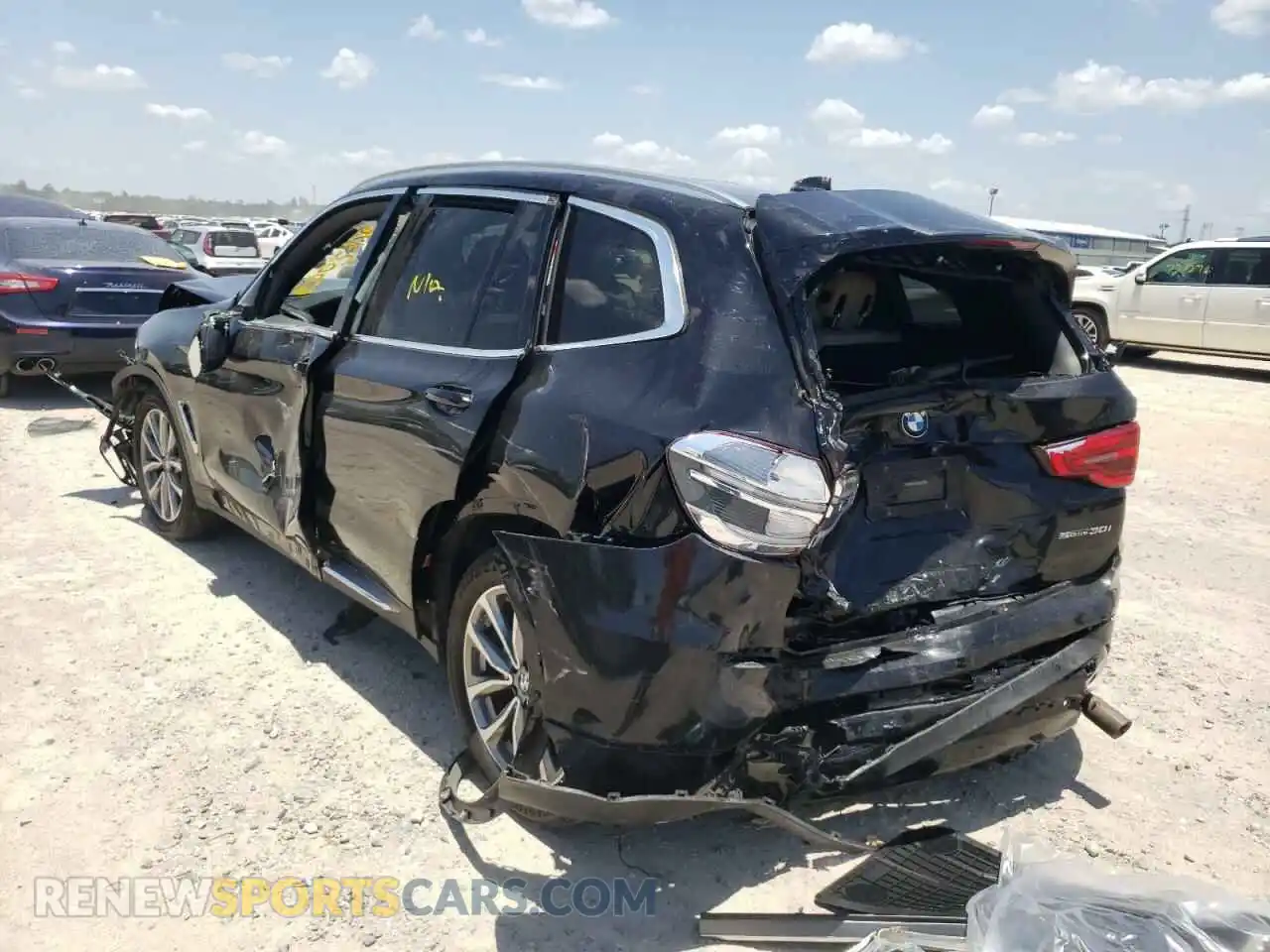 3 Photograph of a damaged car 5UXTR7C55KLR45173 BMW X3 2019
