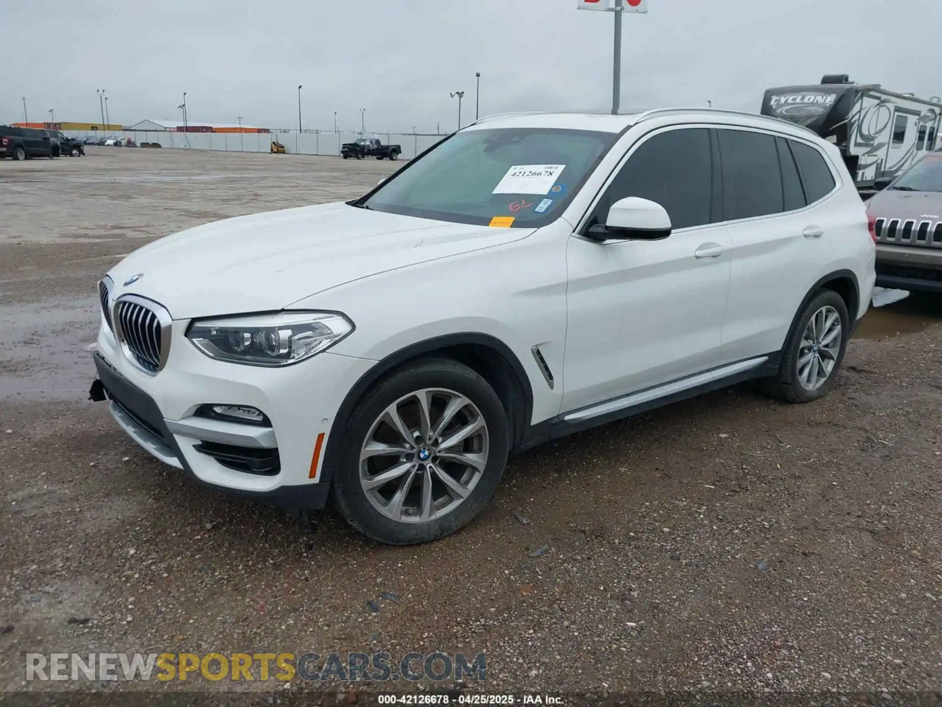 2 Photograph of a damaged car 5UXTR7C55KLR47585 BMW X3 2019