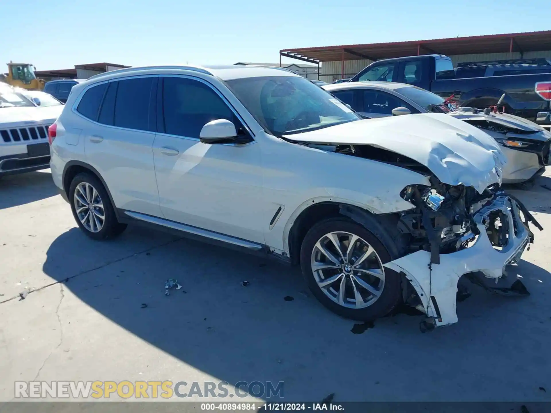 1 fotografías del automóvil dañado 5UXTR7C55KLR53841 BMW X3 2019