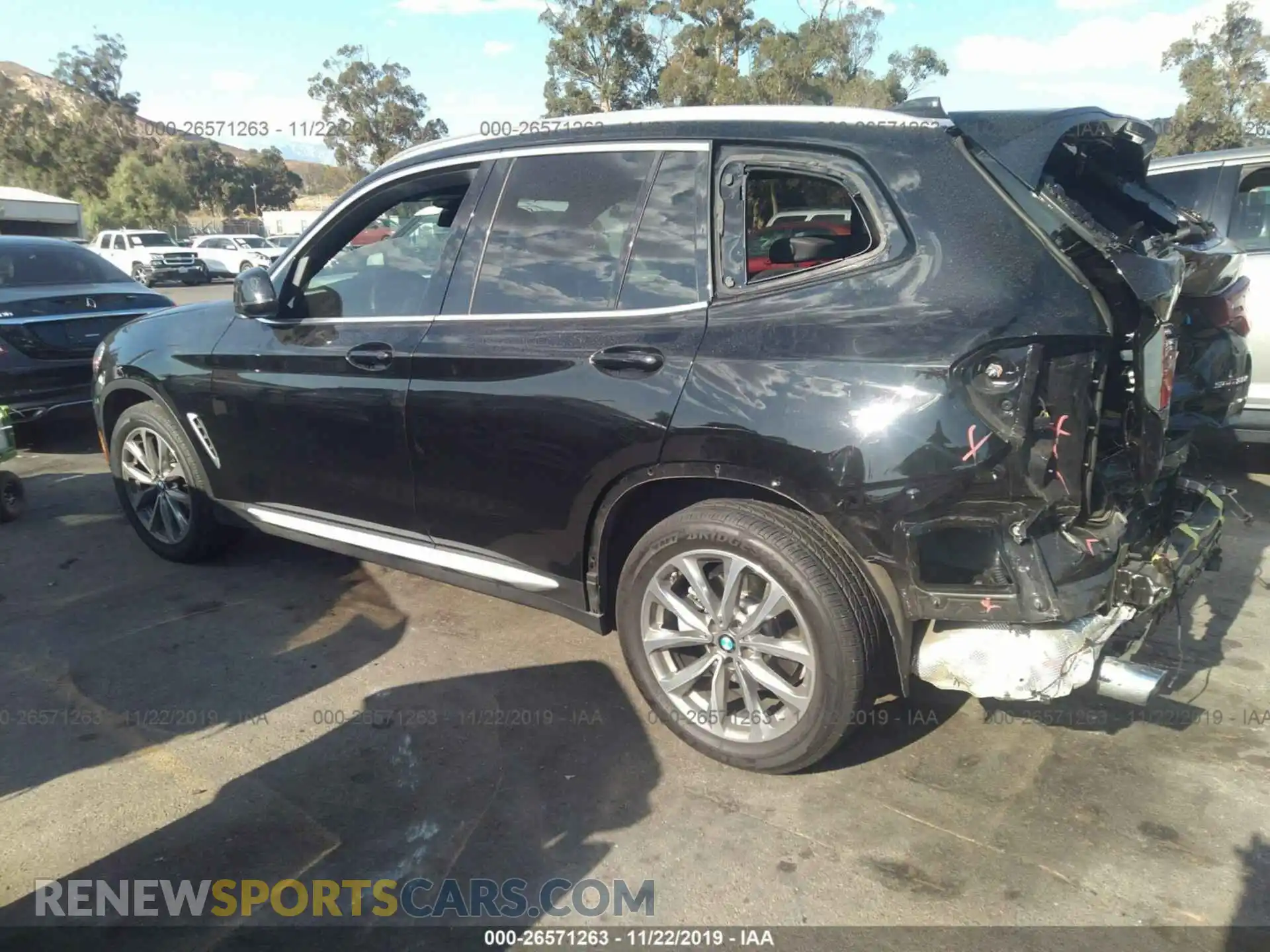 3 Photograph of a damaged car 5UXTR7C56KLE98548 BMW X3 2019