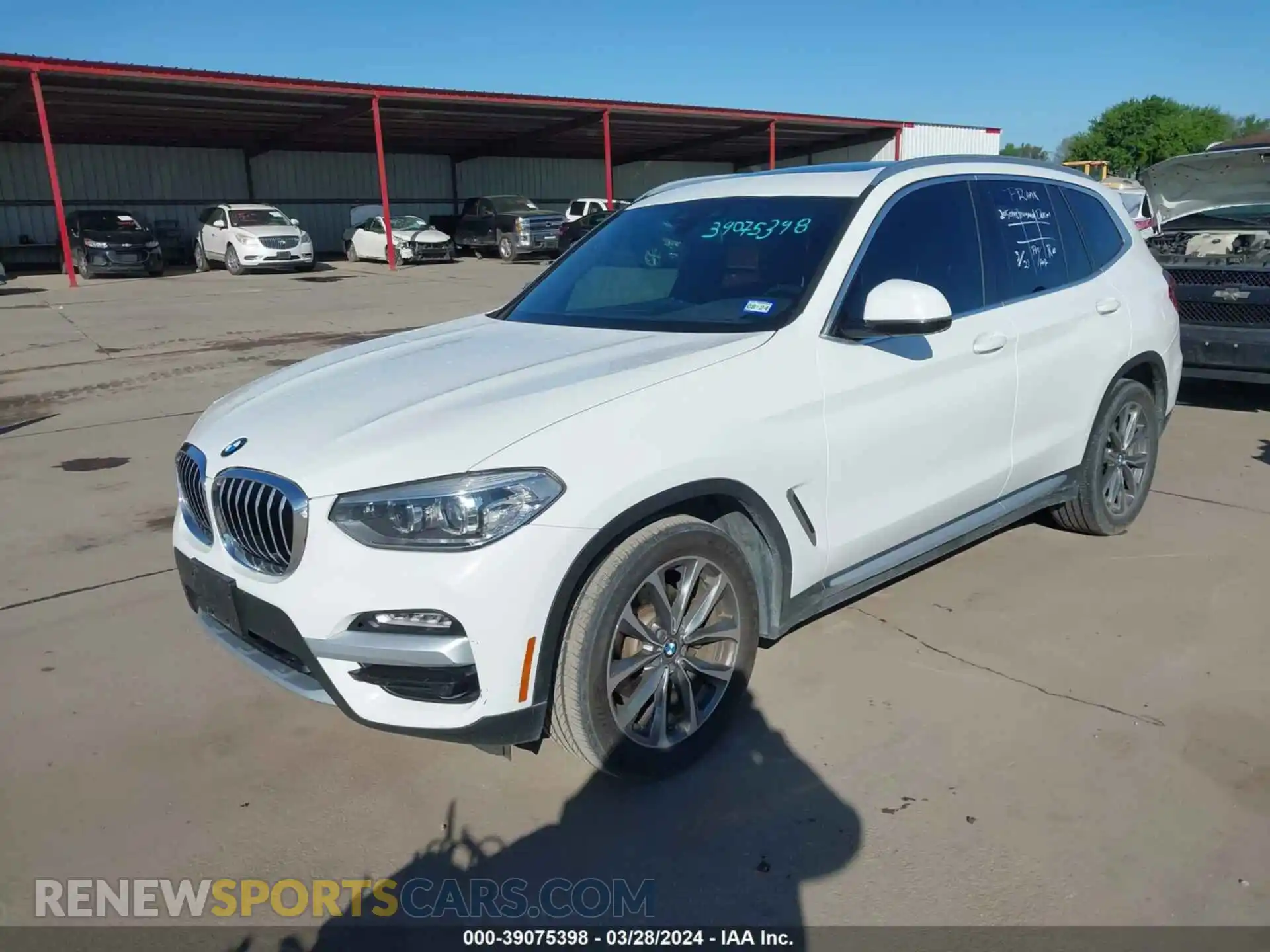 2 Photograph of a damaged car 5UXTR7C56KLF23450 BMW X3 2019