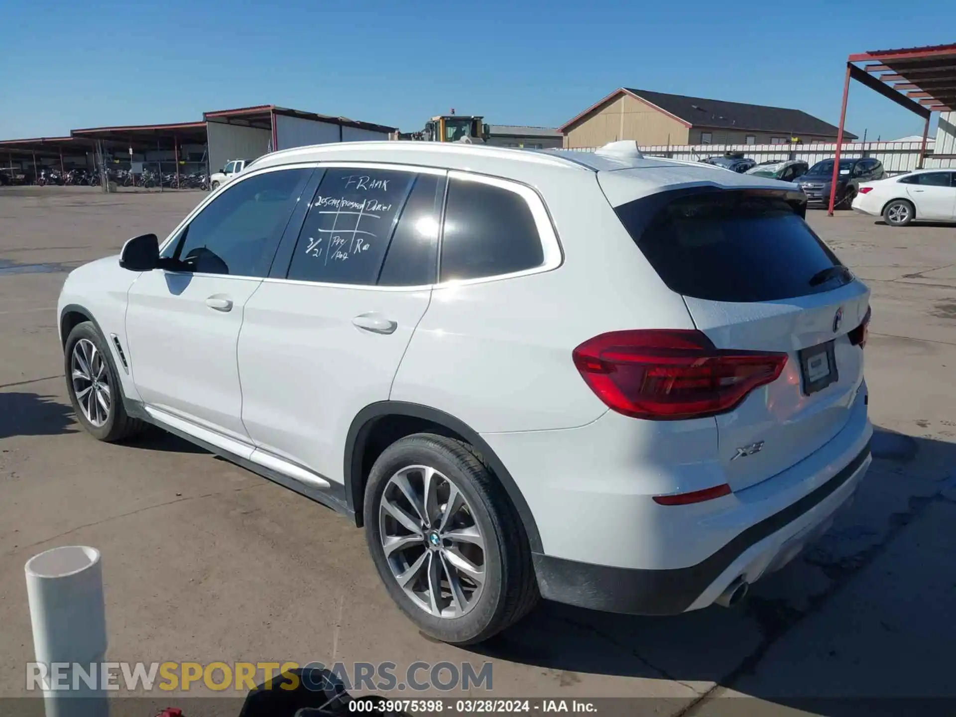 3 Photograph of a damaged car 5UXTR7C56KLF23450 BMW X3 2019