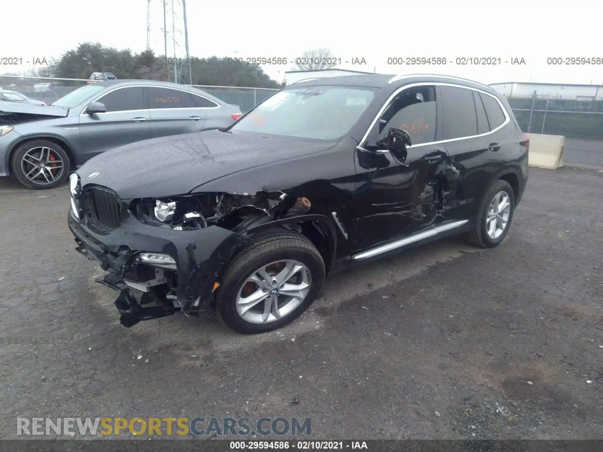 2 Photograph of a damaged car 5UXTR7C56KLF23898 BMW X3 2019