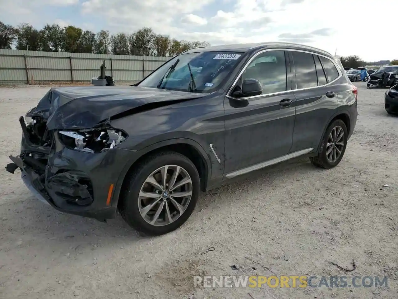 1 Photograph of a damaged car 5UXTR7C56KLF31158 BMW X3 2019