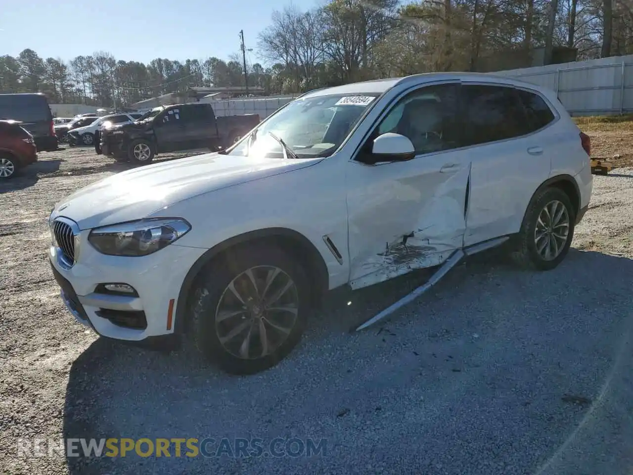 1 Photograph of a damaged car 5UXTR7C56KLF33945 BMW X3 2019