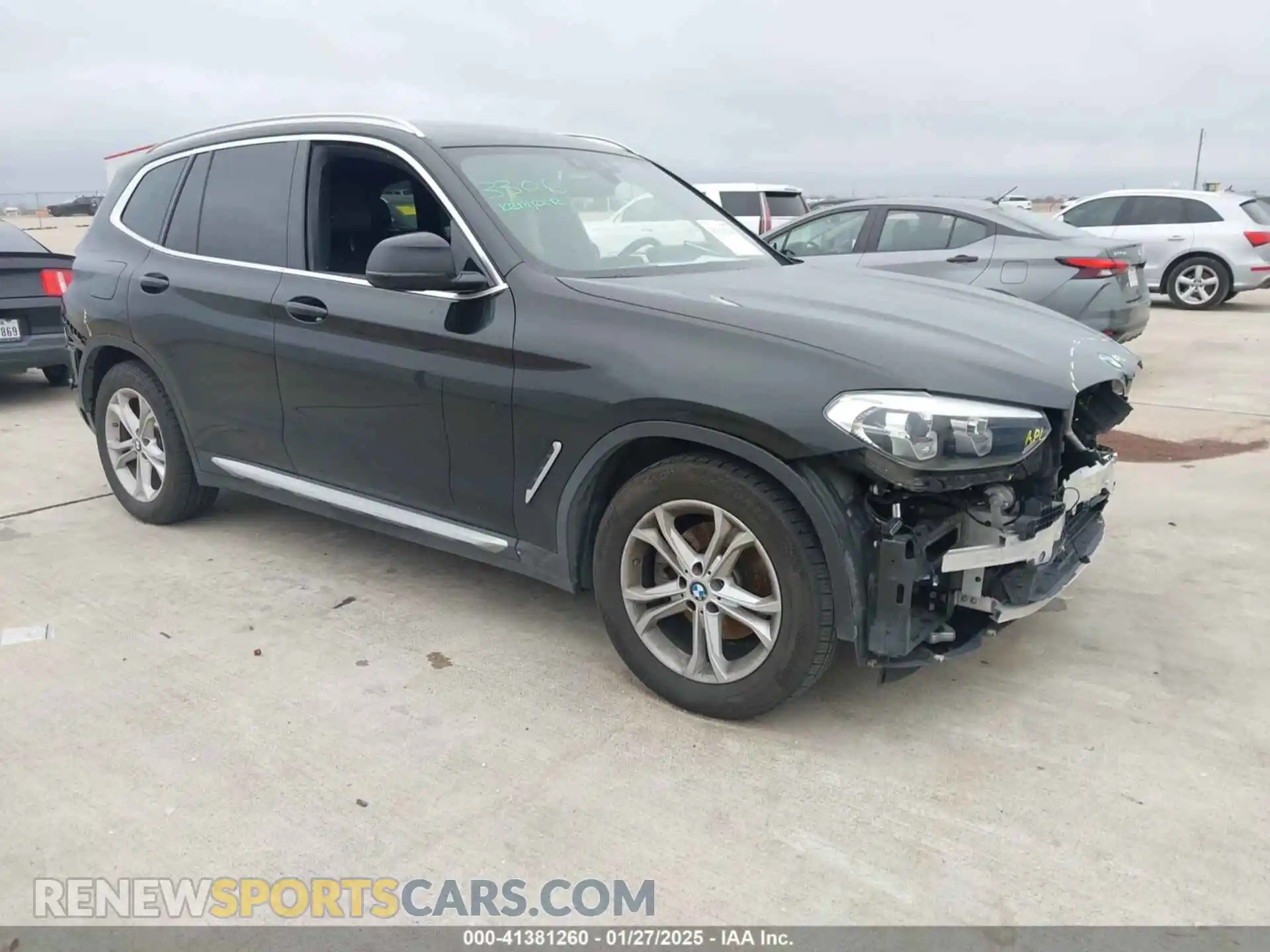 1 Photograph of a damaged car 5UXTR7C56KLF35579 BMW X3 2019