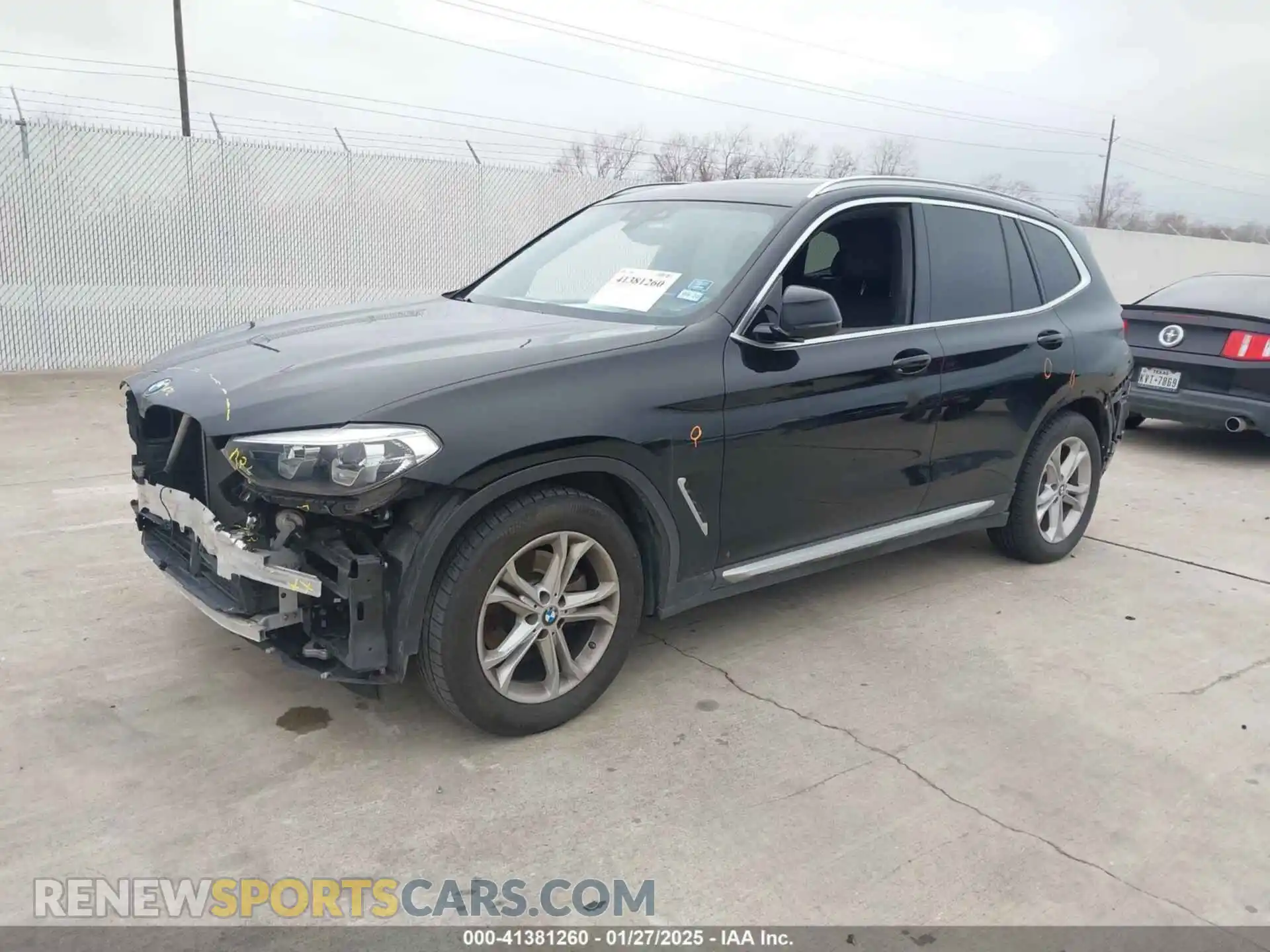 2 Photograph of a damaged car 5UXTR7C56KLF35579 BMW X3 2019