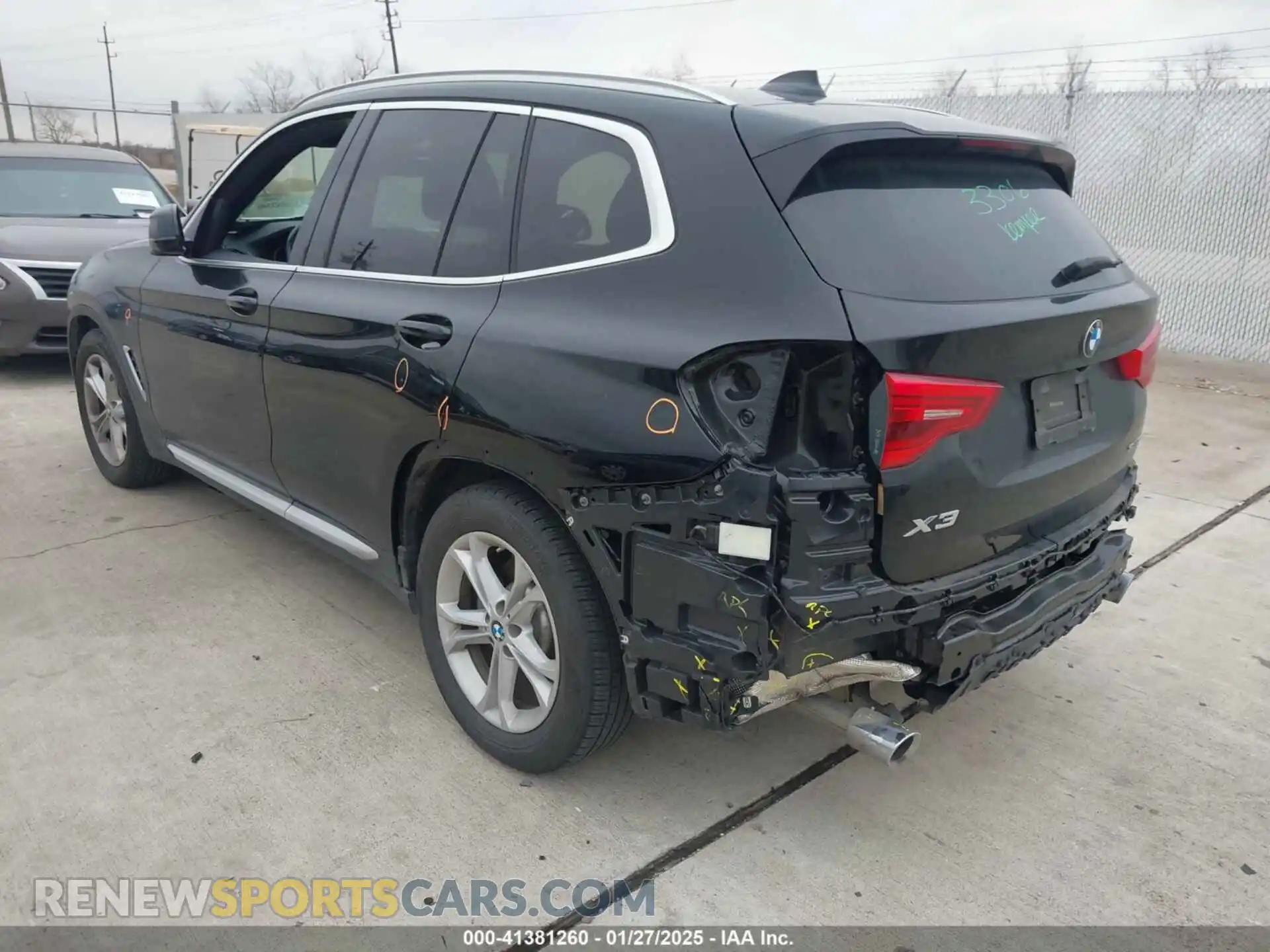 3 Photograph of a damaged car 5UXTR7C56KLF35579 BMW X3 2019