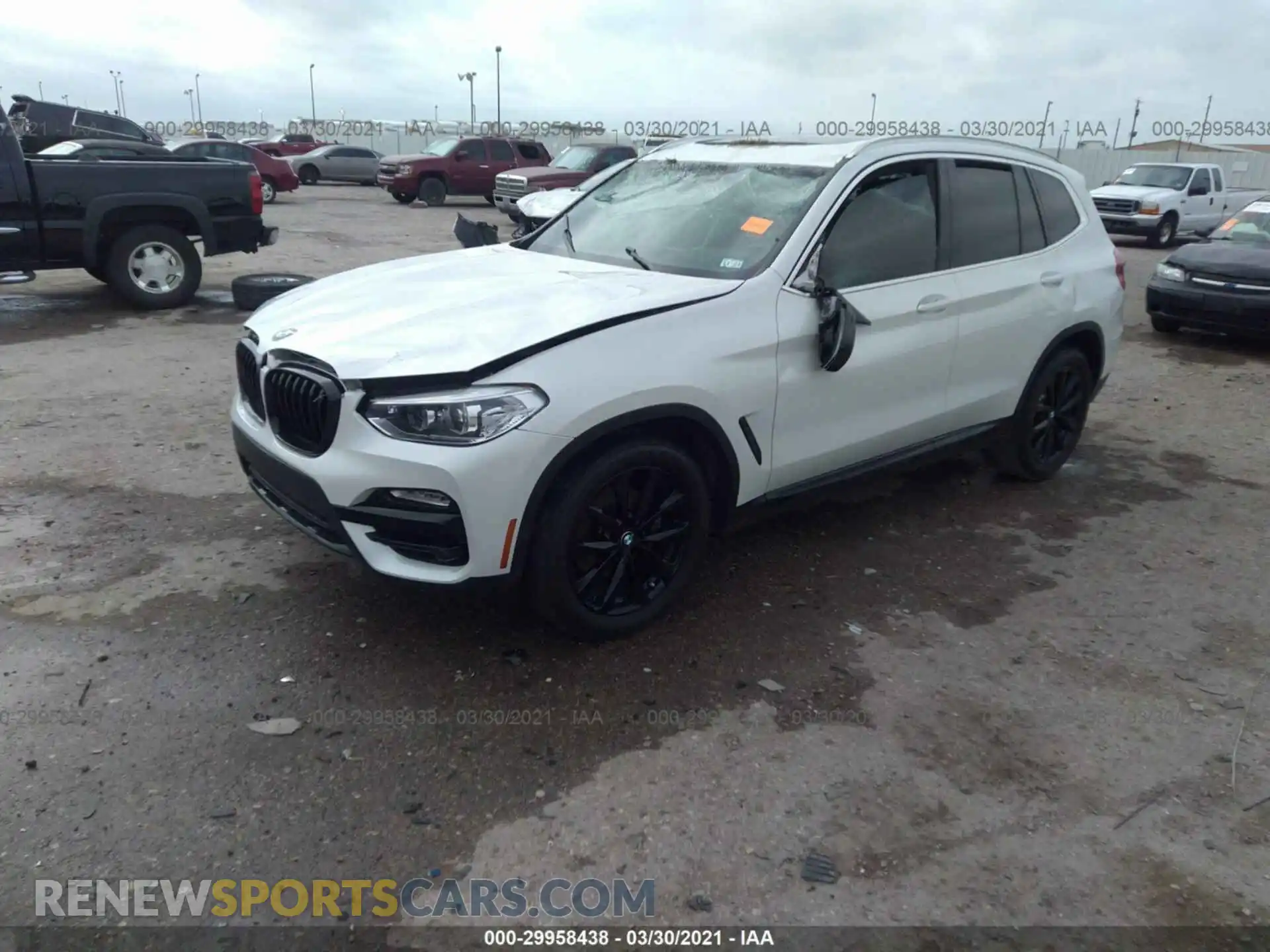 2 Photograph of a damaged car 5UXTR7C56KLF37719 BMW X3 2019