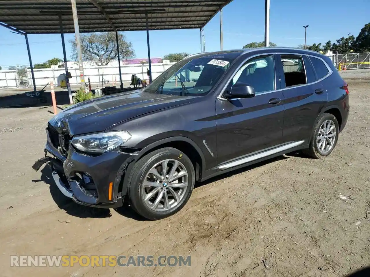 1 fotografías del automóvil dañado 5UXTR7C56KLR45005 BMW X3 2019