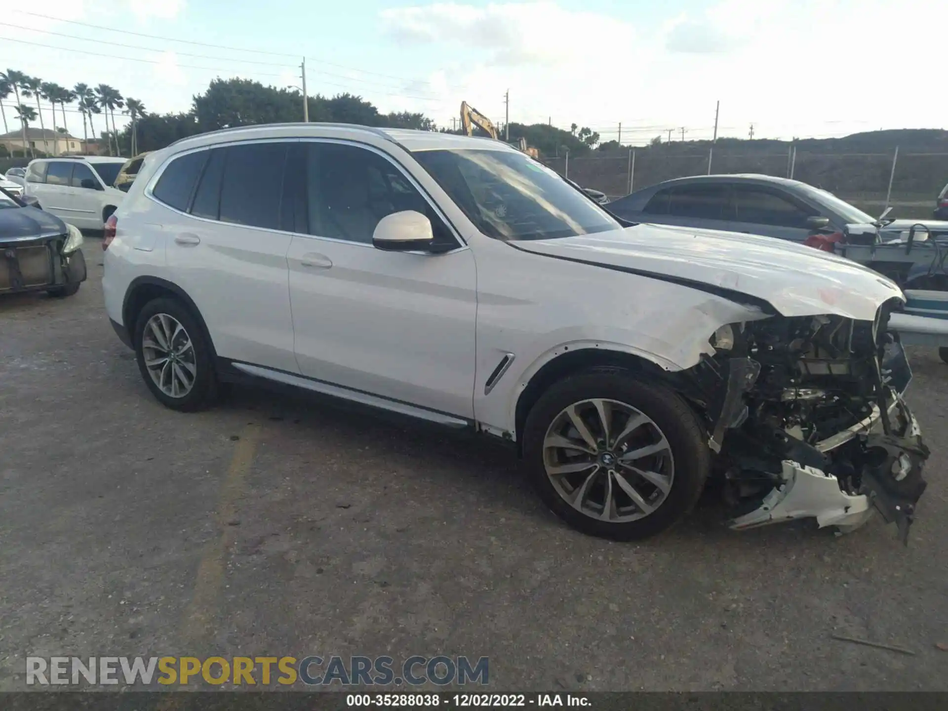 1 Photograph of a damaged car 5UXTR7C56KLR46171 BMW X3 2019