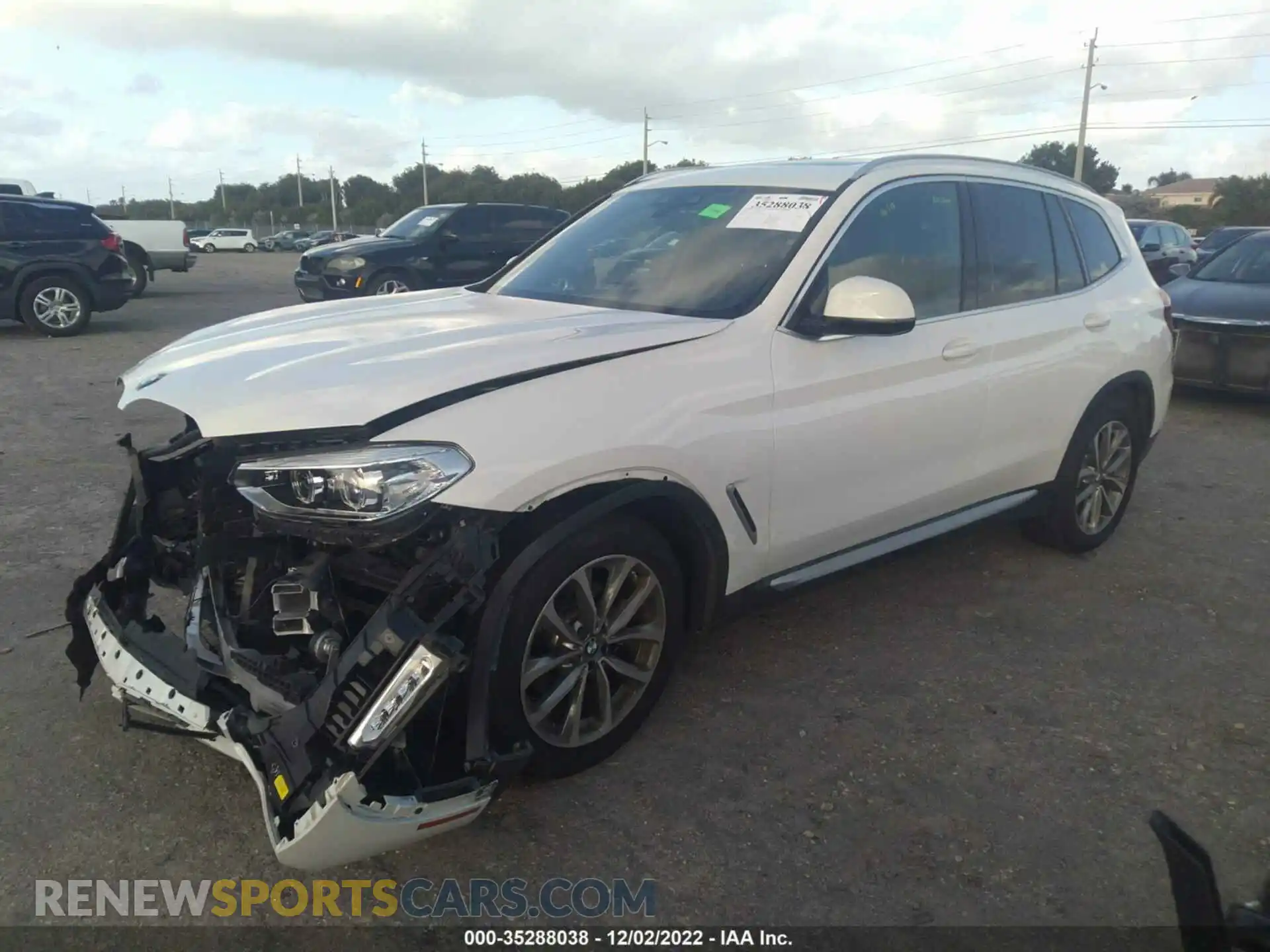 2 Photograph of a damaged car 5UXTR7C56KLR46171 BMW X3 2019