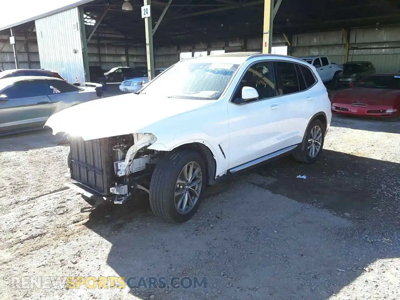 2 Photograph of a damaged car 5UXTR7C56KLR48552 BMW X3 2019