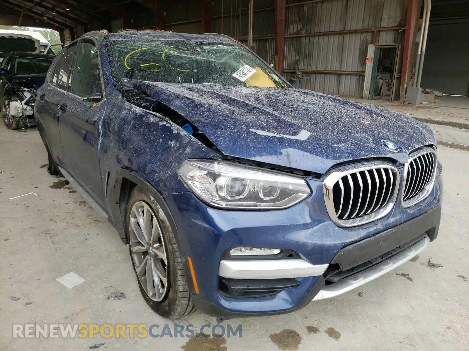 1 Photograph of a damaged car 5UXTR7C56KLR48891 BMW X3 2019