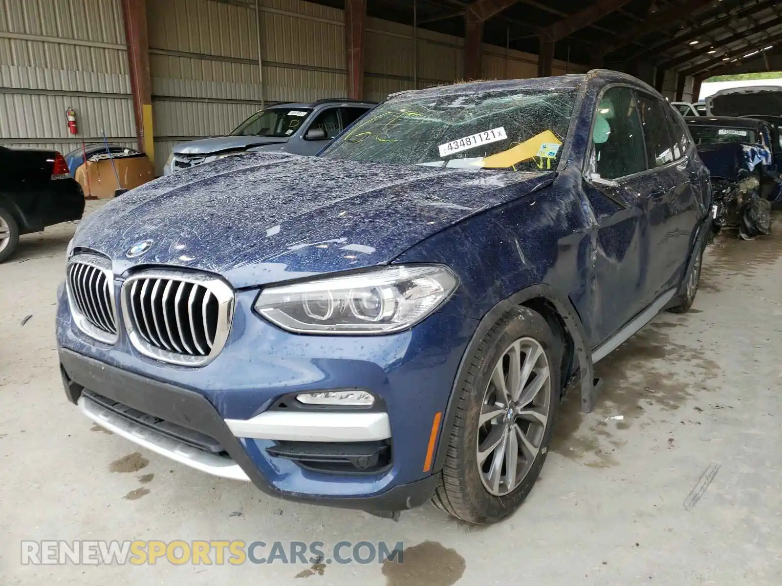 2 Photograph of a damaged car 5UXTR7C56KLR48891 BMW X3 2019