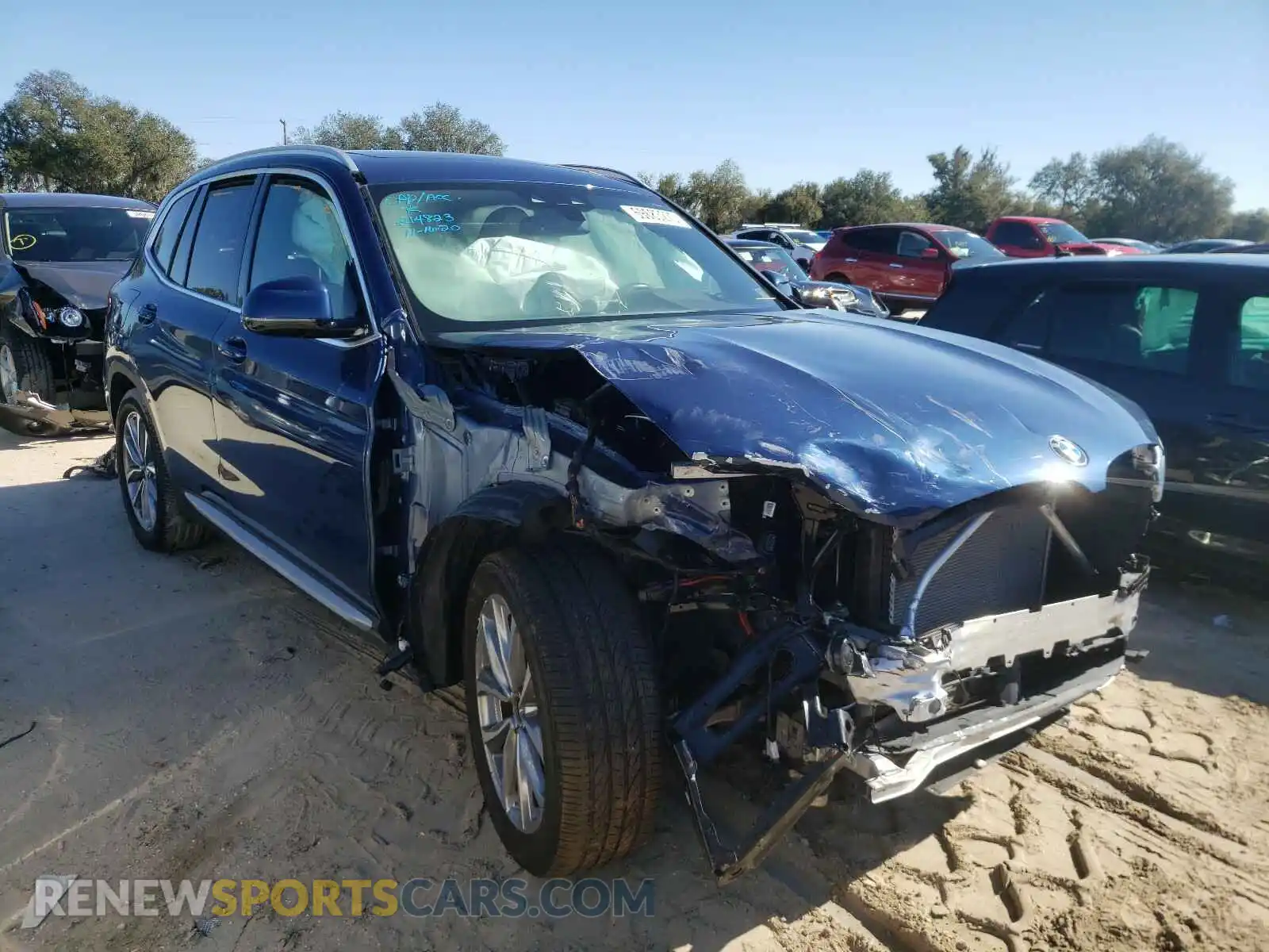 1 Photograph of a damaged car 5UXTR7C57KLA48312 BMW X3 2019