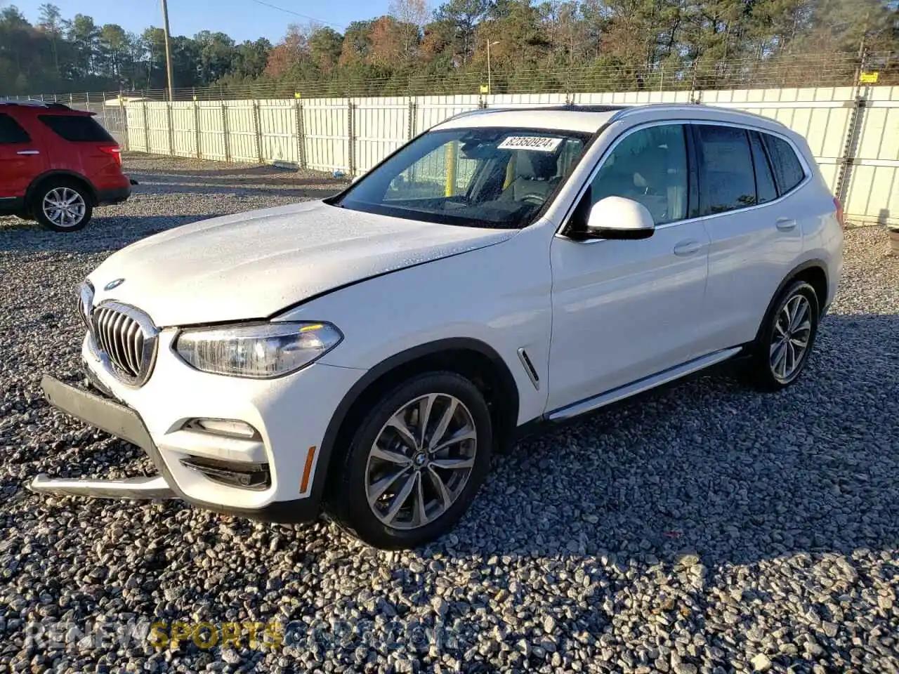1 Photograph of a damaged car 5UXTR7C57KLA48472 BMW X3 2019