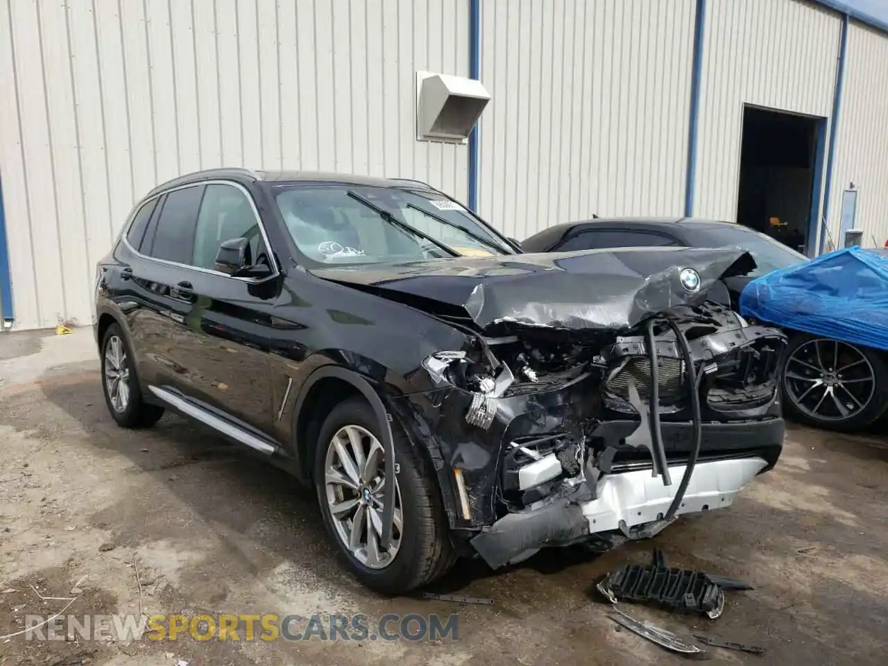 1 Photograph of a damaged car 5UXTR7C57KLE97814 BMW X3 2019