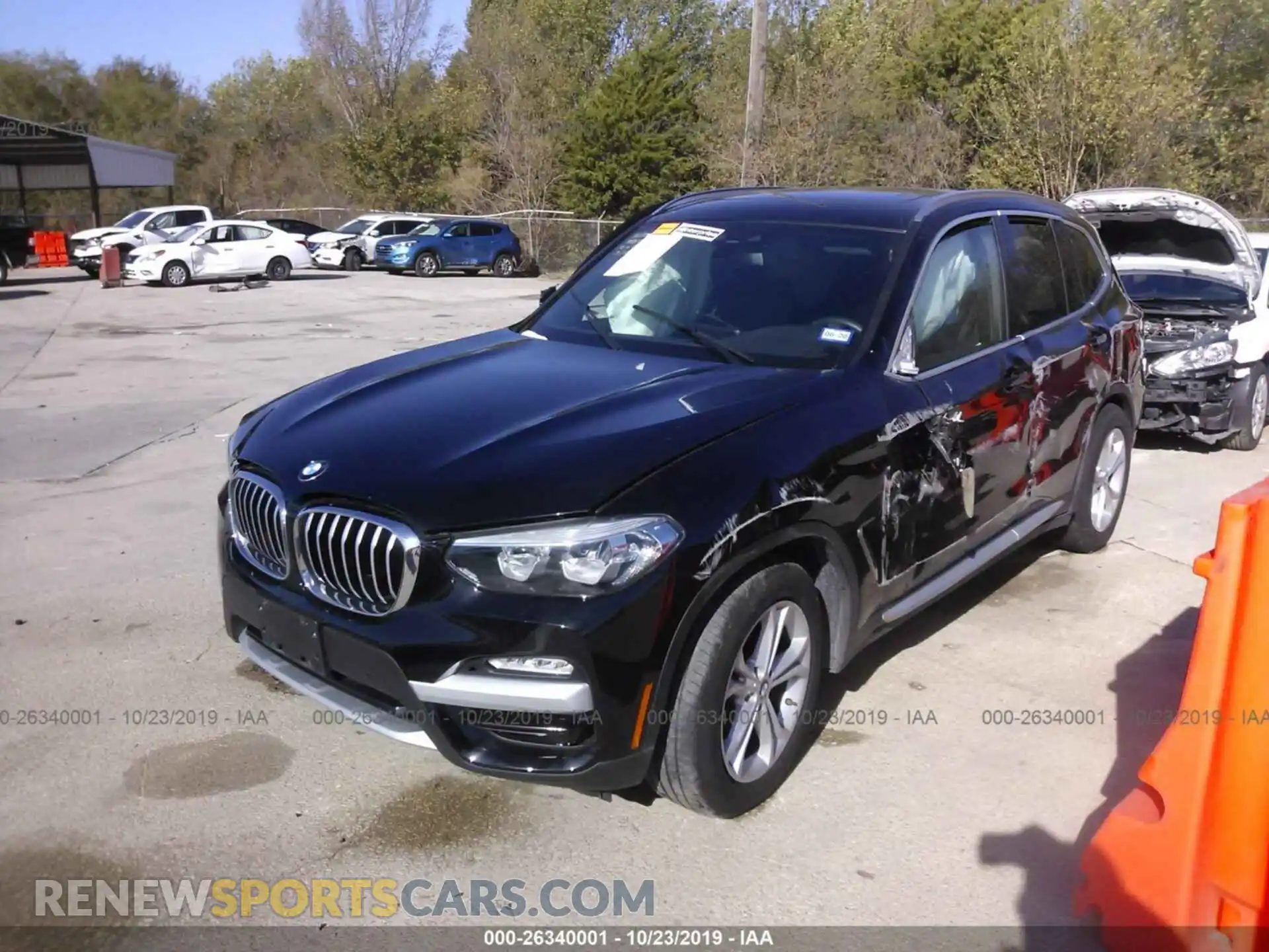 2 Photograph of a damaged car 5UXTR7C57KLF24414 BMW X3 2019