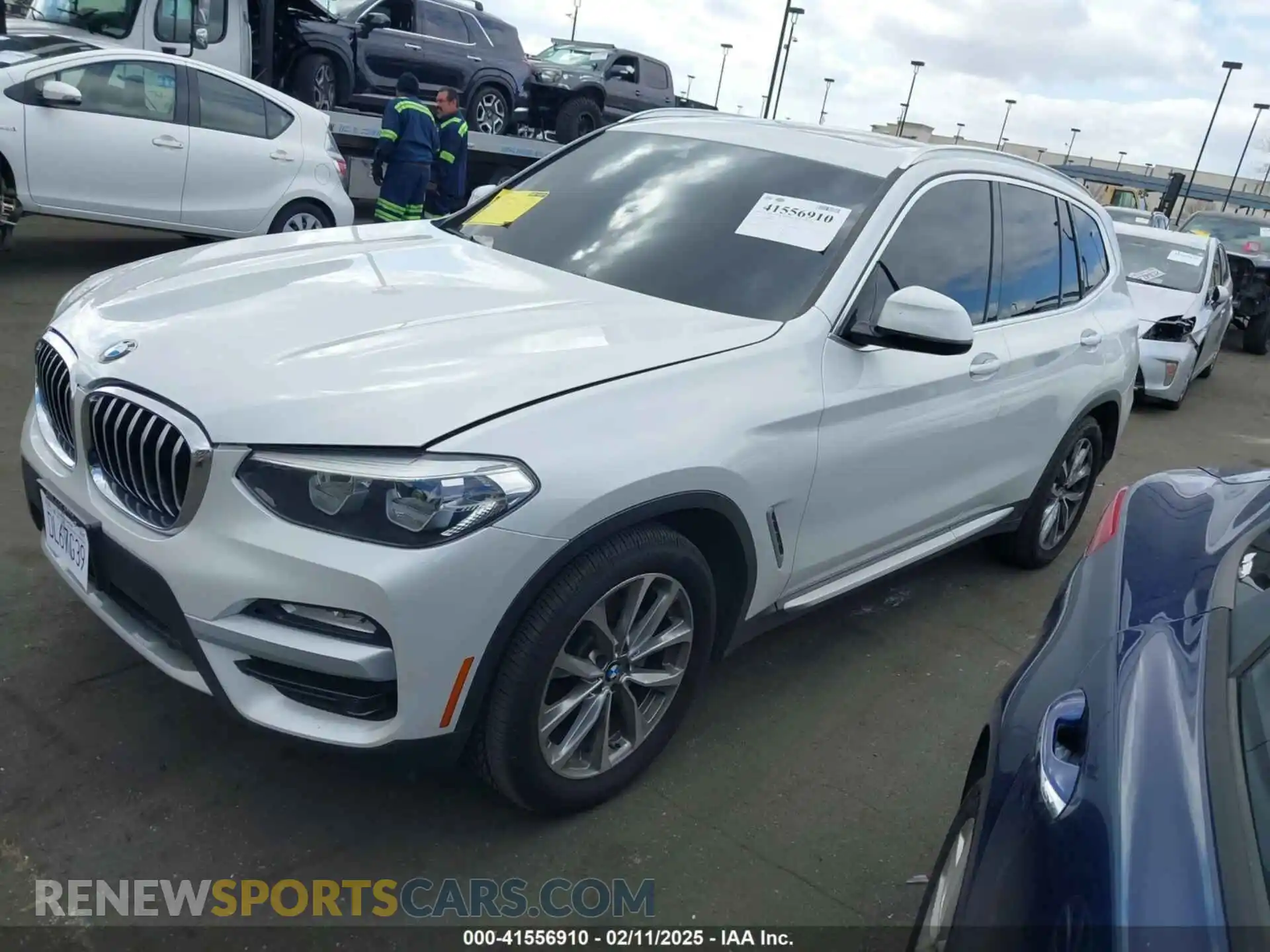 2 Photograph of a damaged car 5UXTR7C57KLF26406 BMW X3 2019
