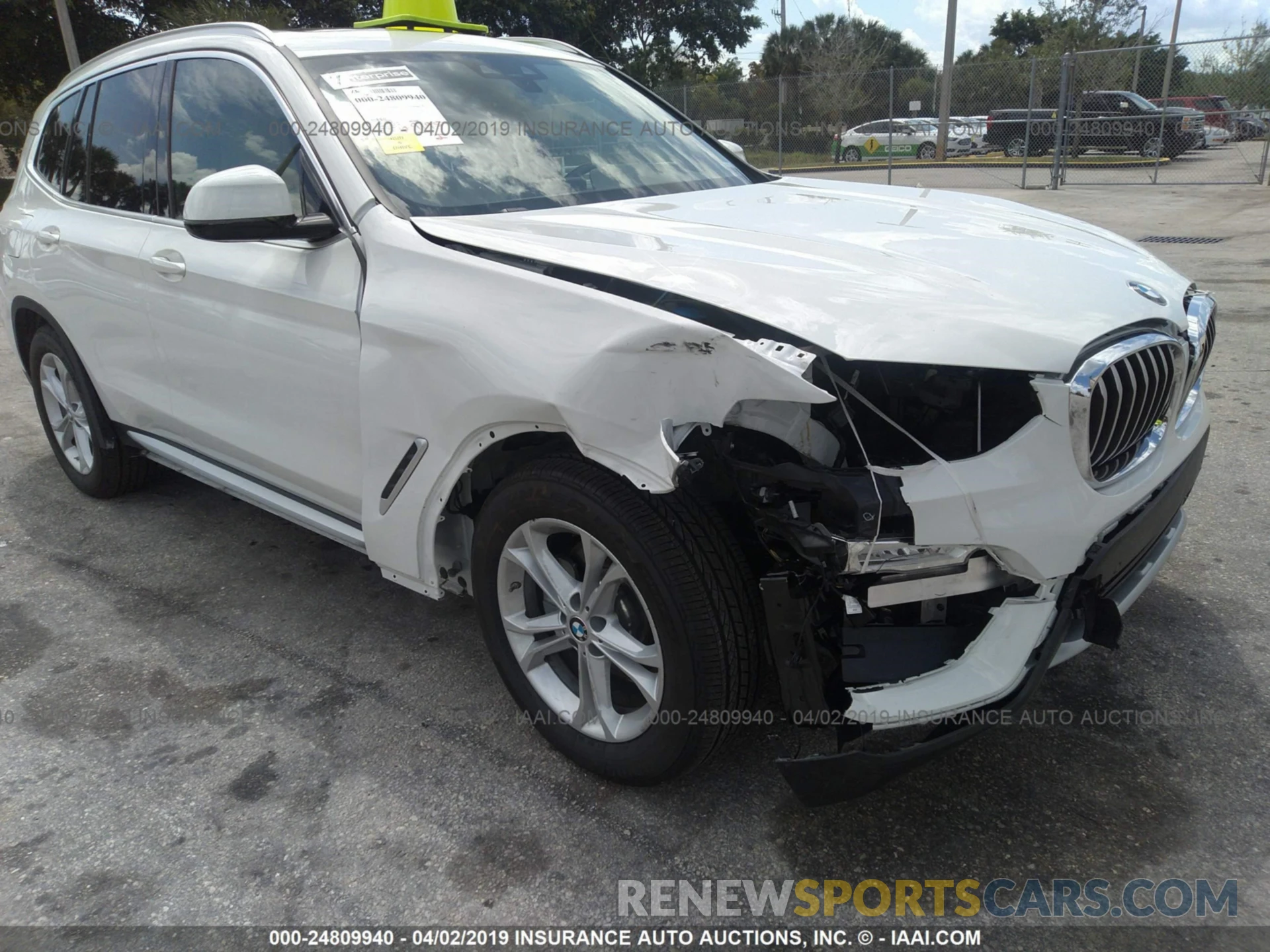 6 Photograph of a damaged car 5UXTR7C57KLF28639 BMW X3 2019