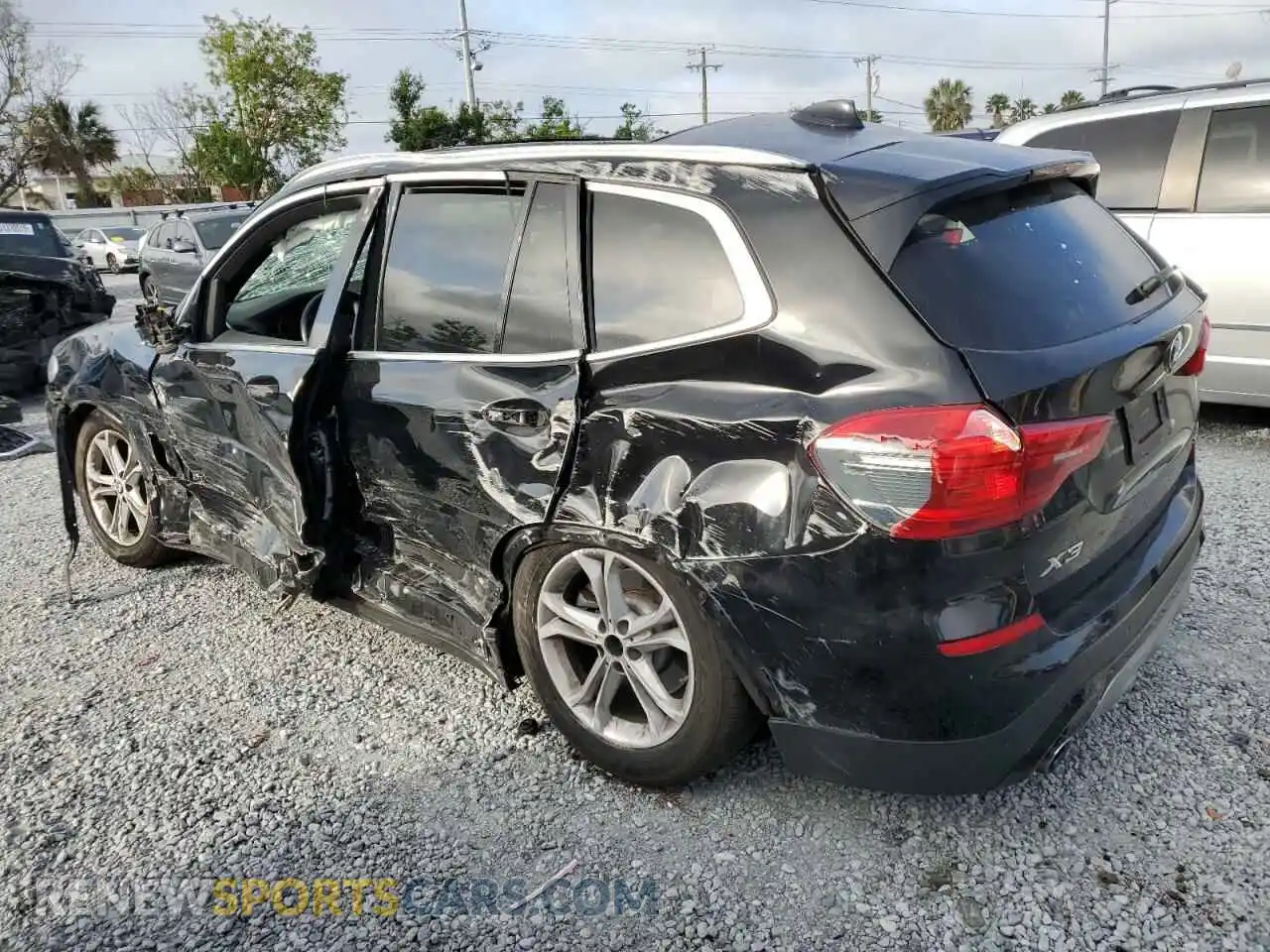 2 Photograph of a damaged car 5UXTR7C57KLF28768 BMW X3 2019