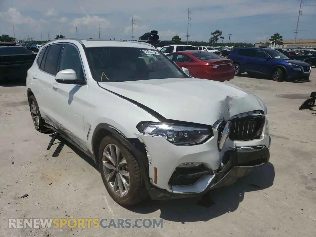 1 Photograph of a damaged car 5UXTR7C57KLF34554 BMW X3 2019