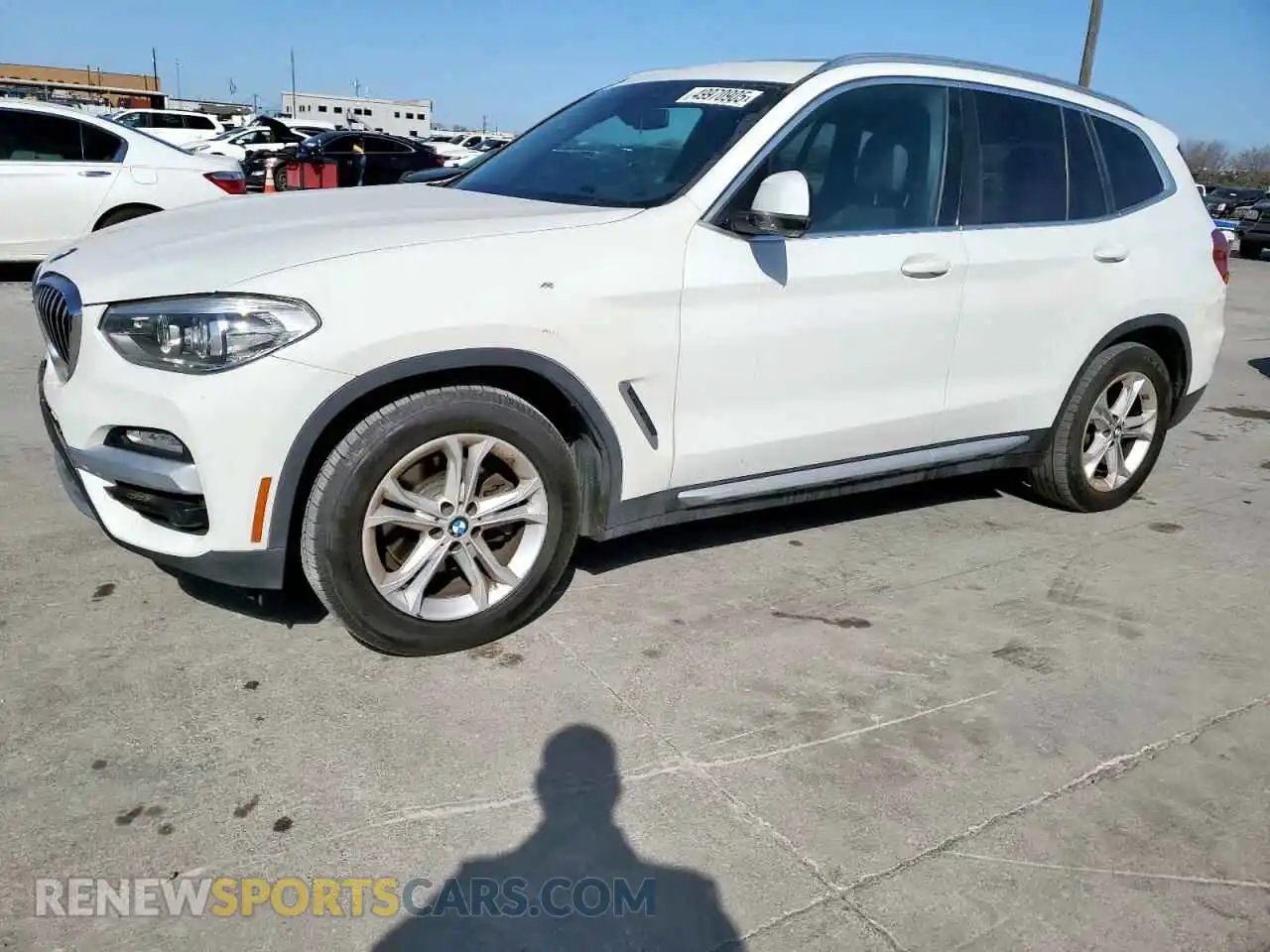 1 Photograph of a damaged car 5UXTR7C57KLR43683 BMW X3 2019