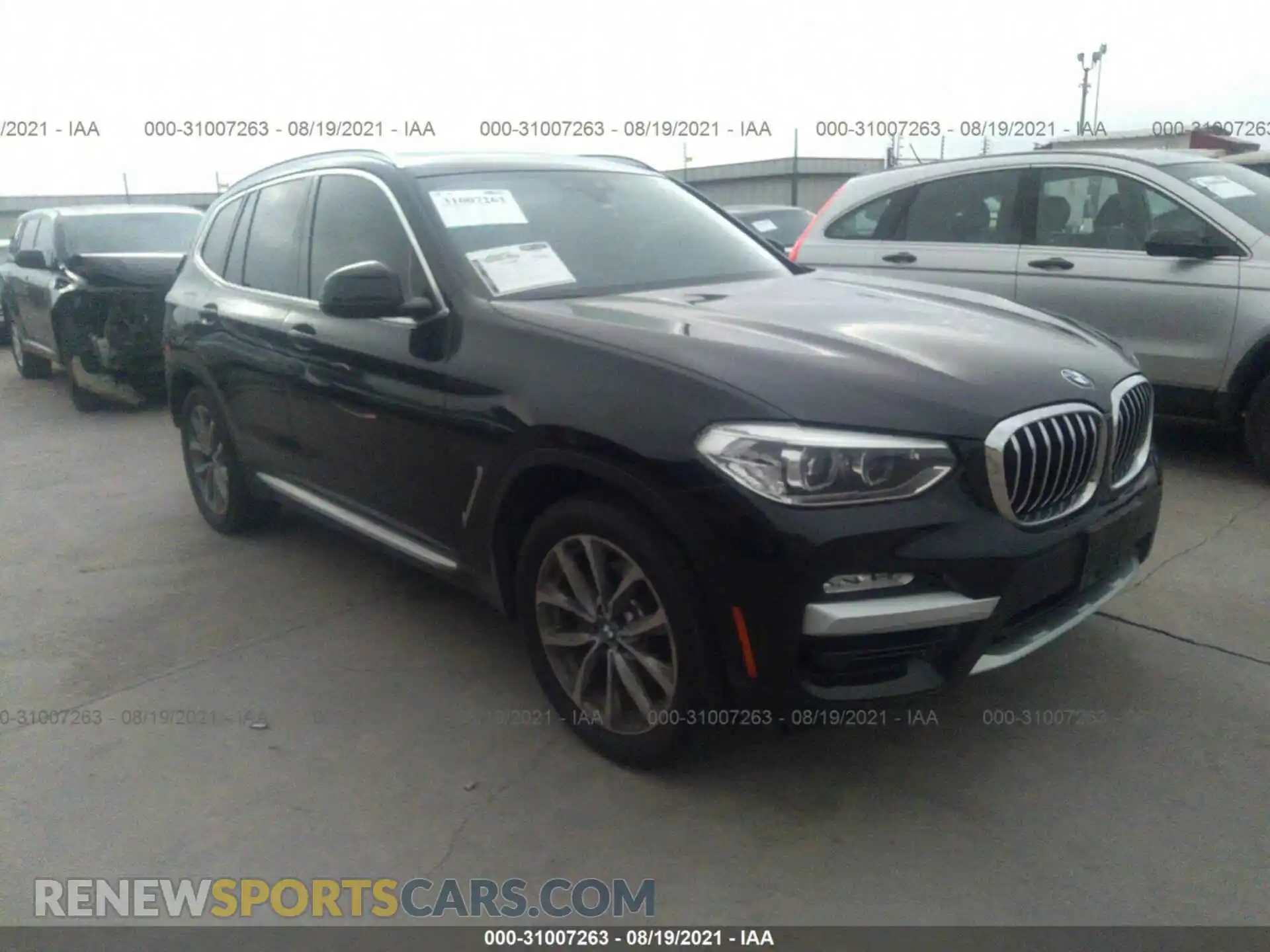 1 Photograph of a damaged car 5UXTR7C57KLR48835 BMW X3 2019
