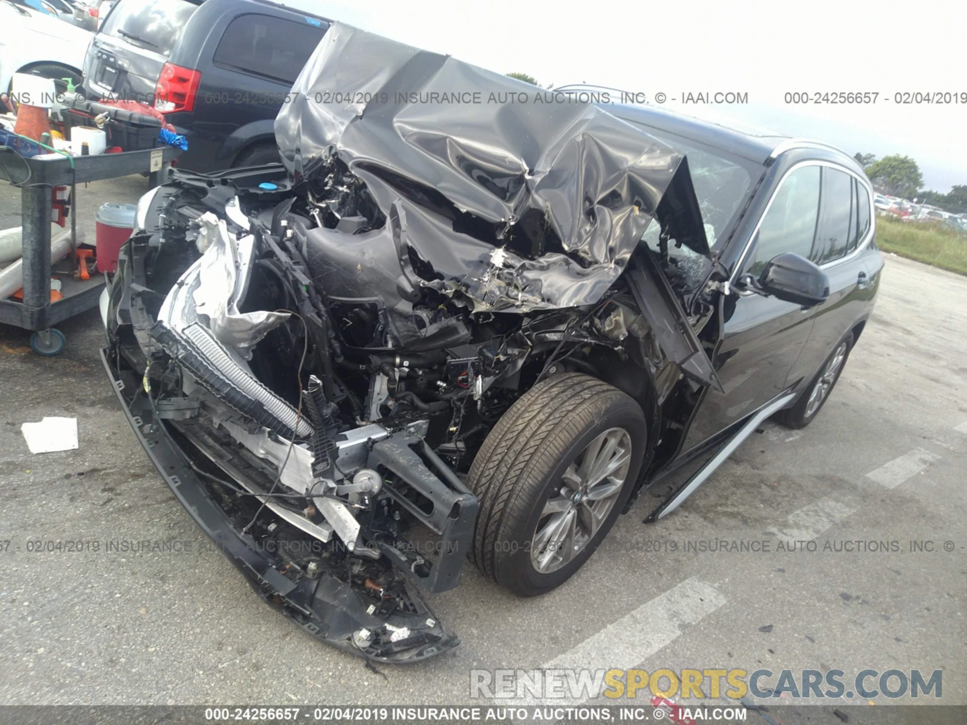 2 Photograph of a damaged car 5UXTR7C58KLE96235 BMW X3 2019