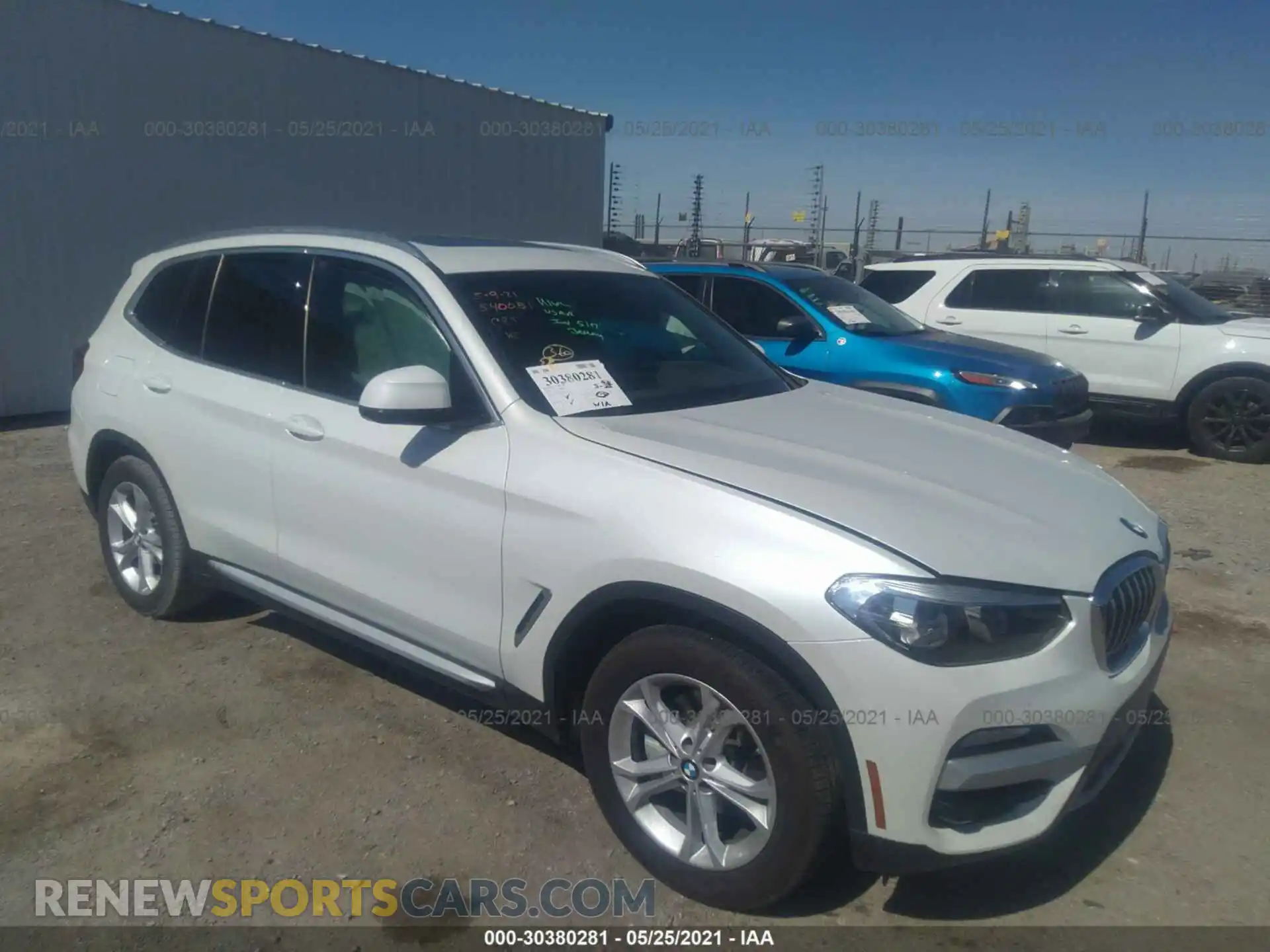 1 Photograph of a damaged car 5UXTR7C58KLF23935 BMW X3 2019