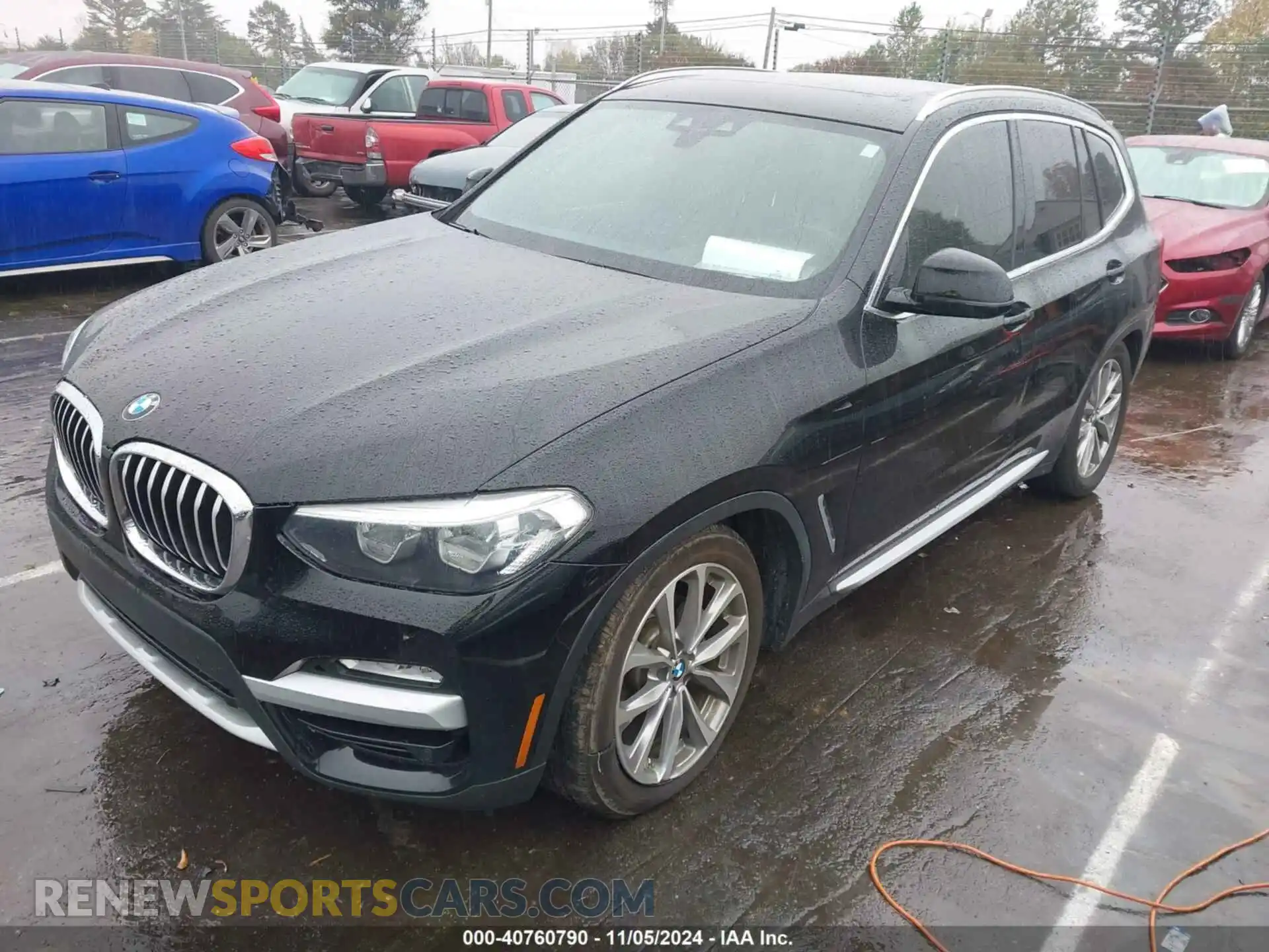 2 Photograph of a damaged car 5UXTR7C58KLF25524 BMW X3 2019