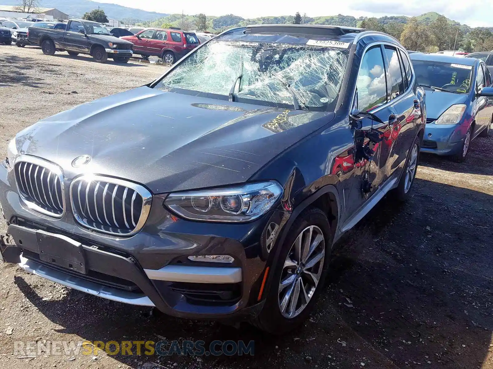 2 Photograph of a damaged car 5UXTR7C58KLF26690 BMW X3 2019