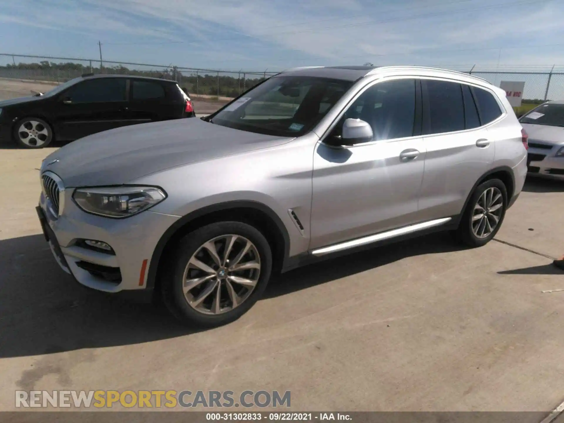 2 Photograph of a damaged car 5UXTR7C58KLF31632 BMW X3 2019