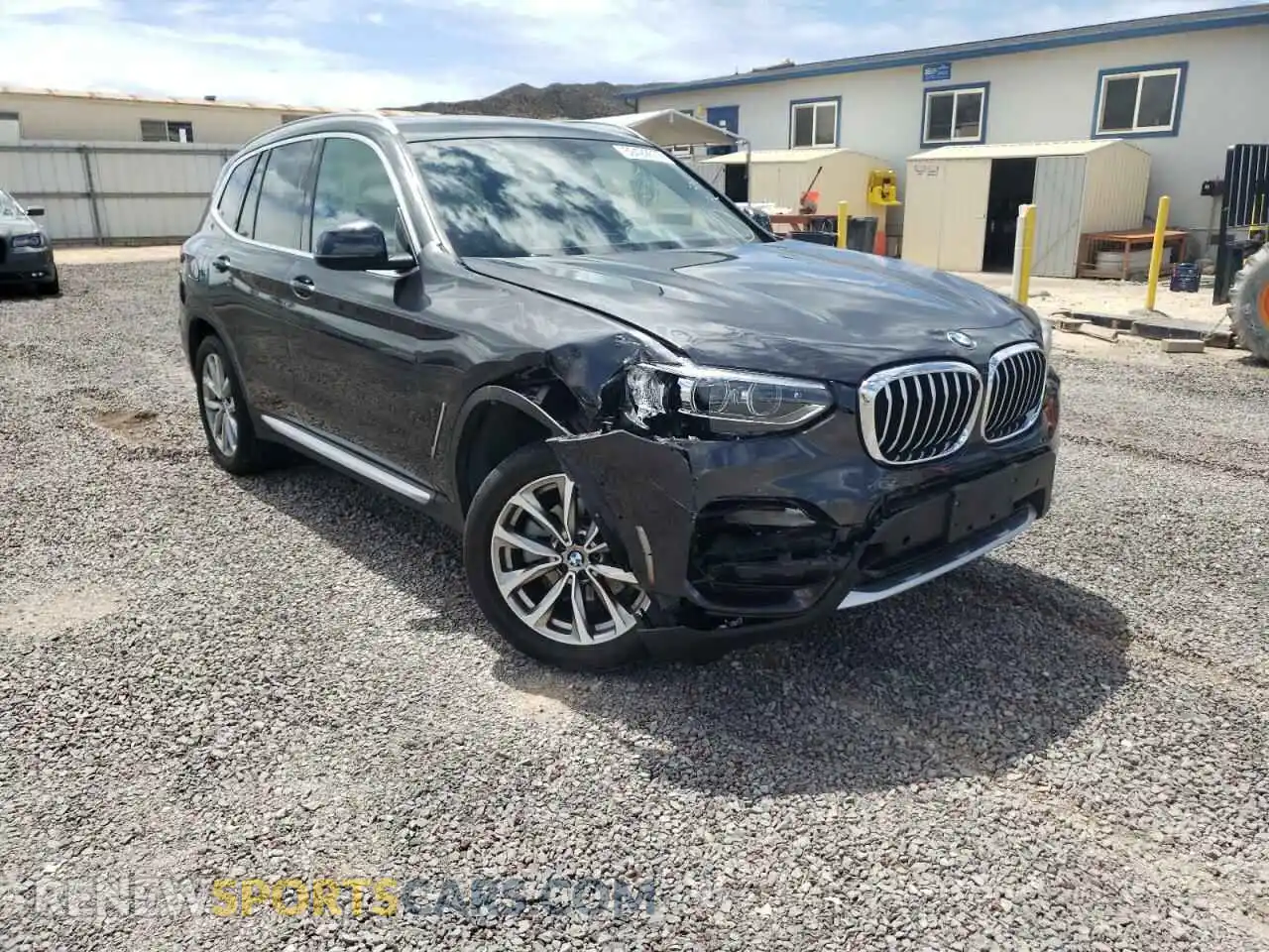 1 Photograph of a damaged car 5UXTR7C58KLF33154 BMW X3 2019