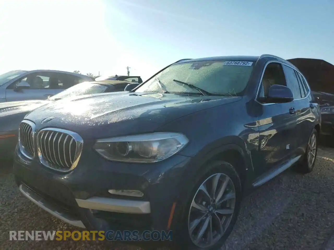 2 Photograph of a damaged car 5UXTR7C58KLF37737 BMW X3 2019