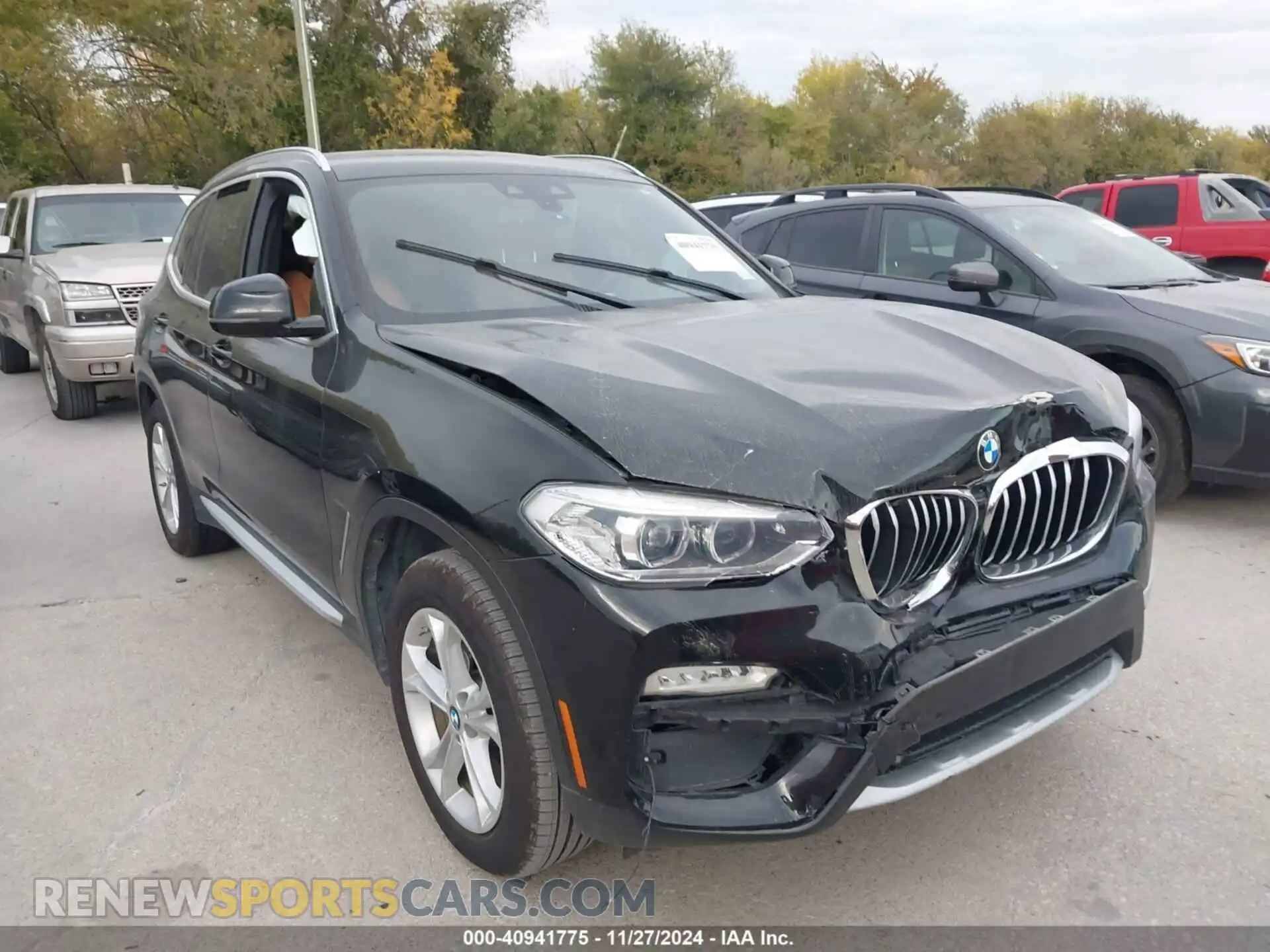 1 Photograph of a damaged car 5UXTR7C58KLR44535 BMW X3 2019