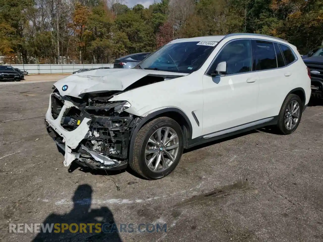 1 Photograph of a damaged car 5UXTR7C58KLR51453 BMW X3 2019