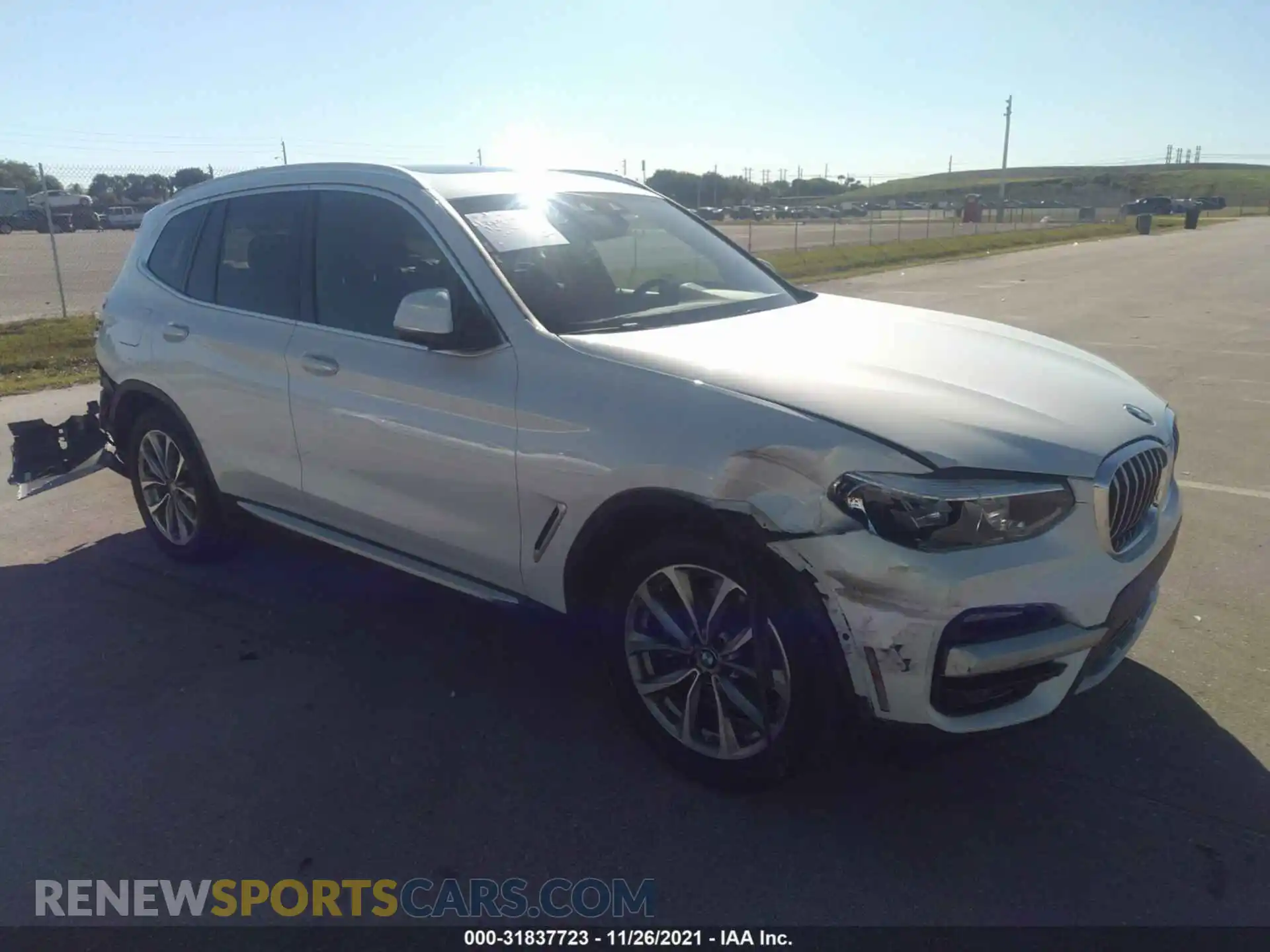 1 Photograph of a damaged car 5UXTR7C58KLR52456 BMW X3 2019