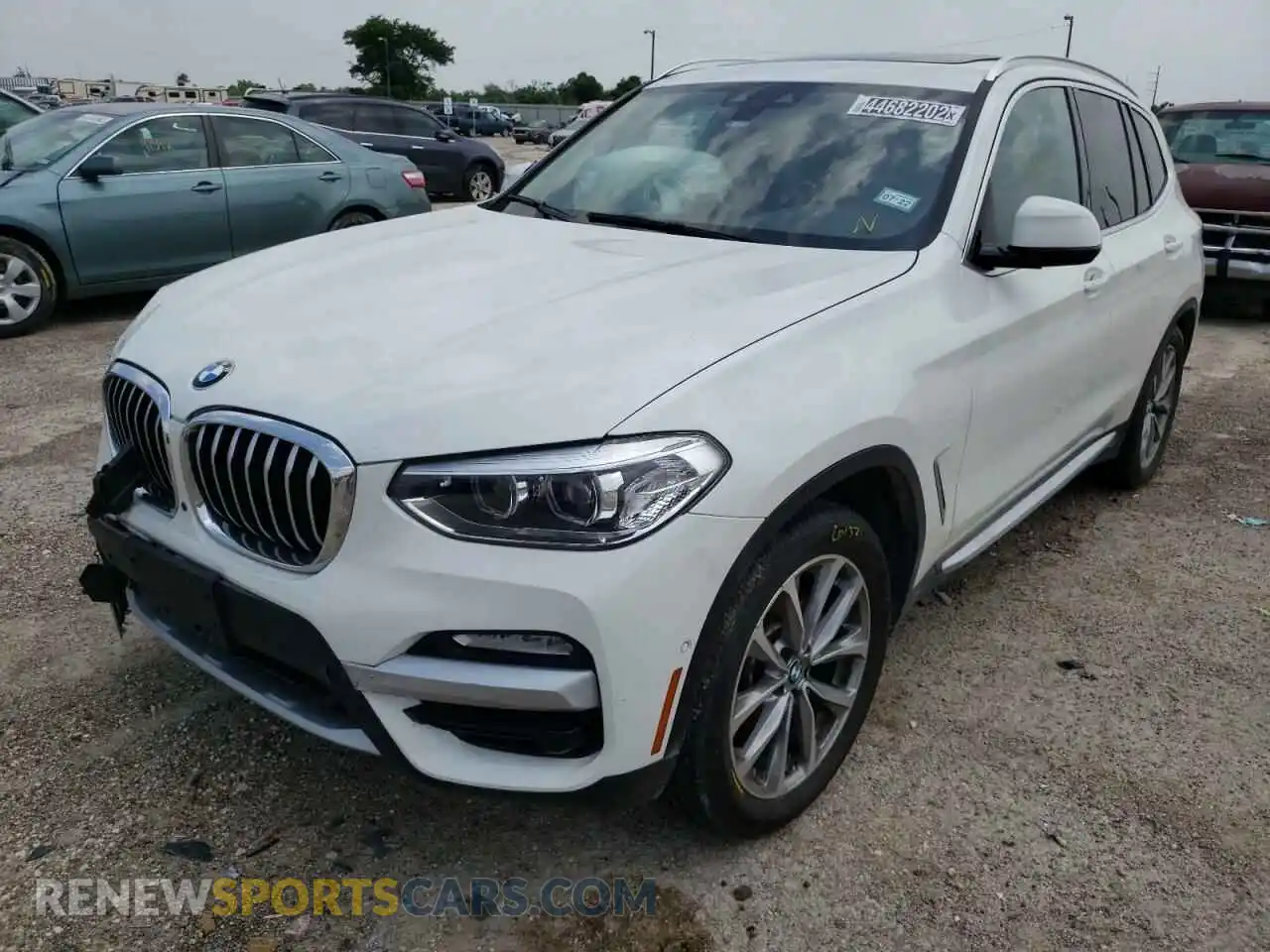 2 Photograph of a damaged car 5UXTR7C58KLR52697 BMW X3 2019