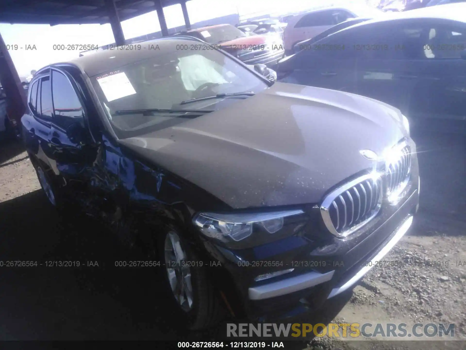 1 Photograph of a damaged car 5UXTR7C58KLR53588 BMW X3 2019
